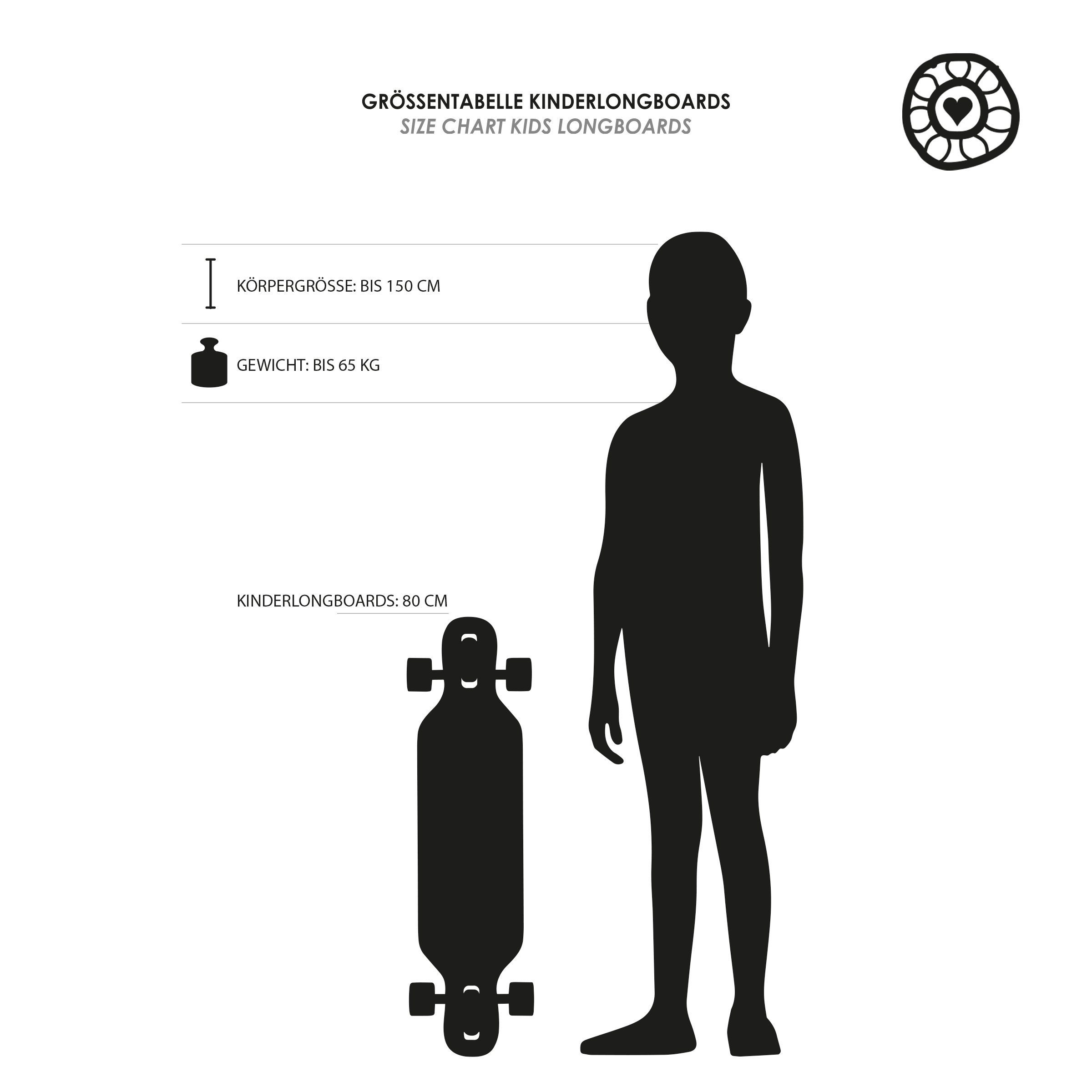 BTFL Longboard TIFFY - Kinder Longboard Flamingo (1-St)