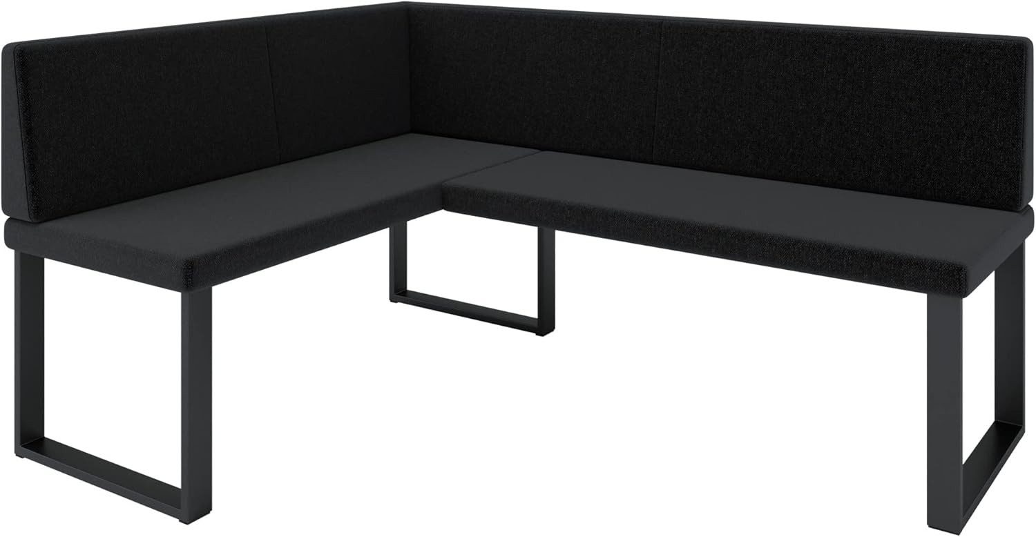 AN FURNITURE STORE Eckbank ALINA Metall, perfekt für Küche, Esszimmer, Wohnzimmer. Zwei Größen 128x168/142x196