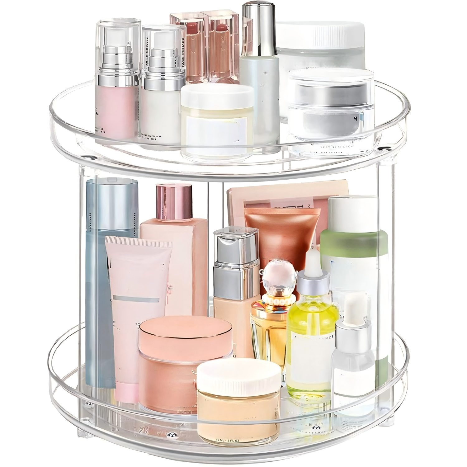 SURFOU Badorganizer Schminktisch Organizer Drehbarer Organizer Make up Parf günstig online kaufen