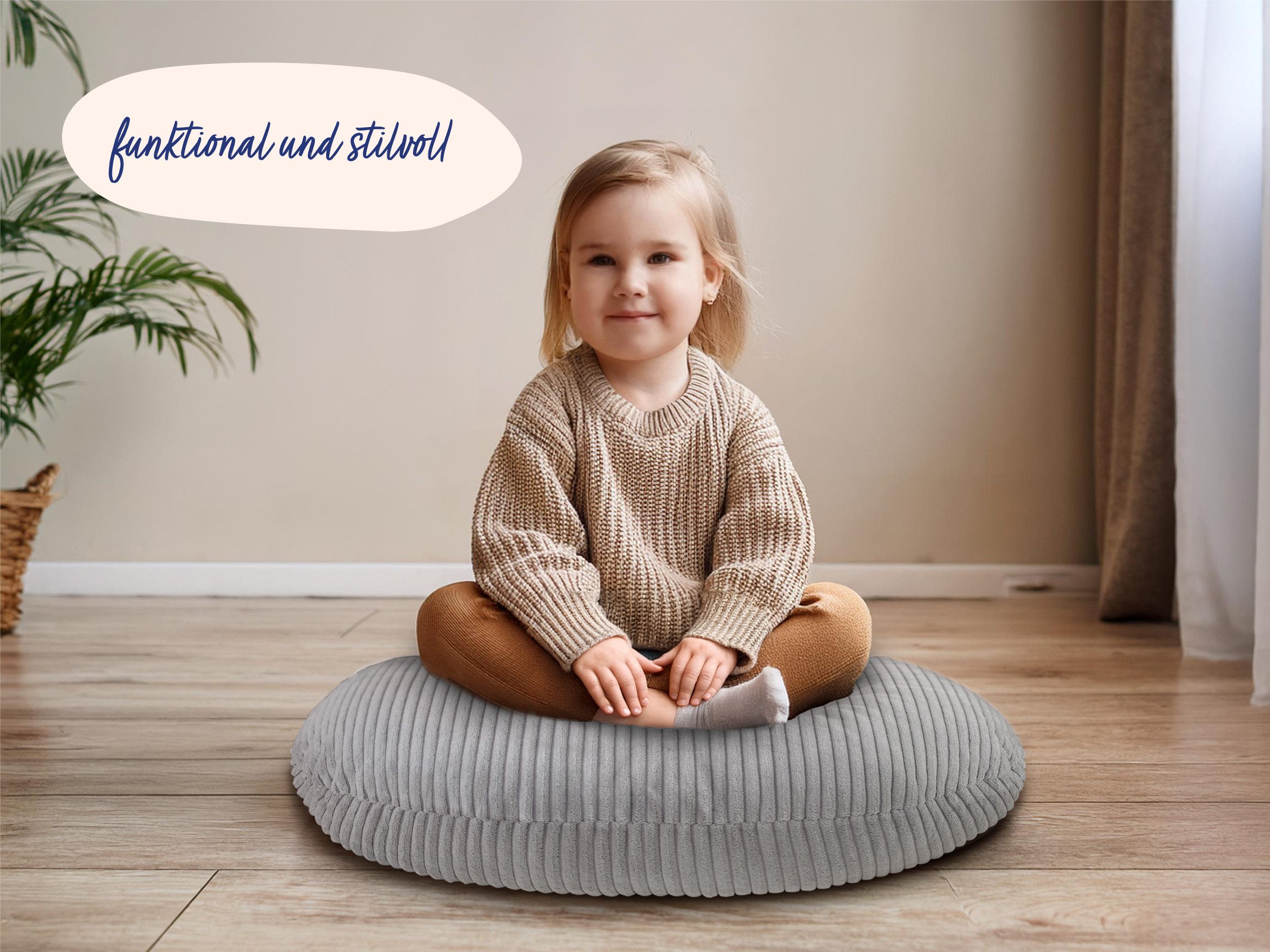 Nightlife Sitzkissen, Bodenkissen, Yogakissen, Tierkissen, viele Einsatzmöglichkeiten, zwei unterschiedliche Größen