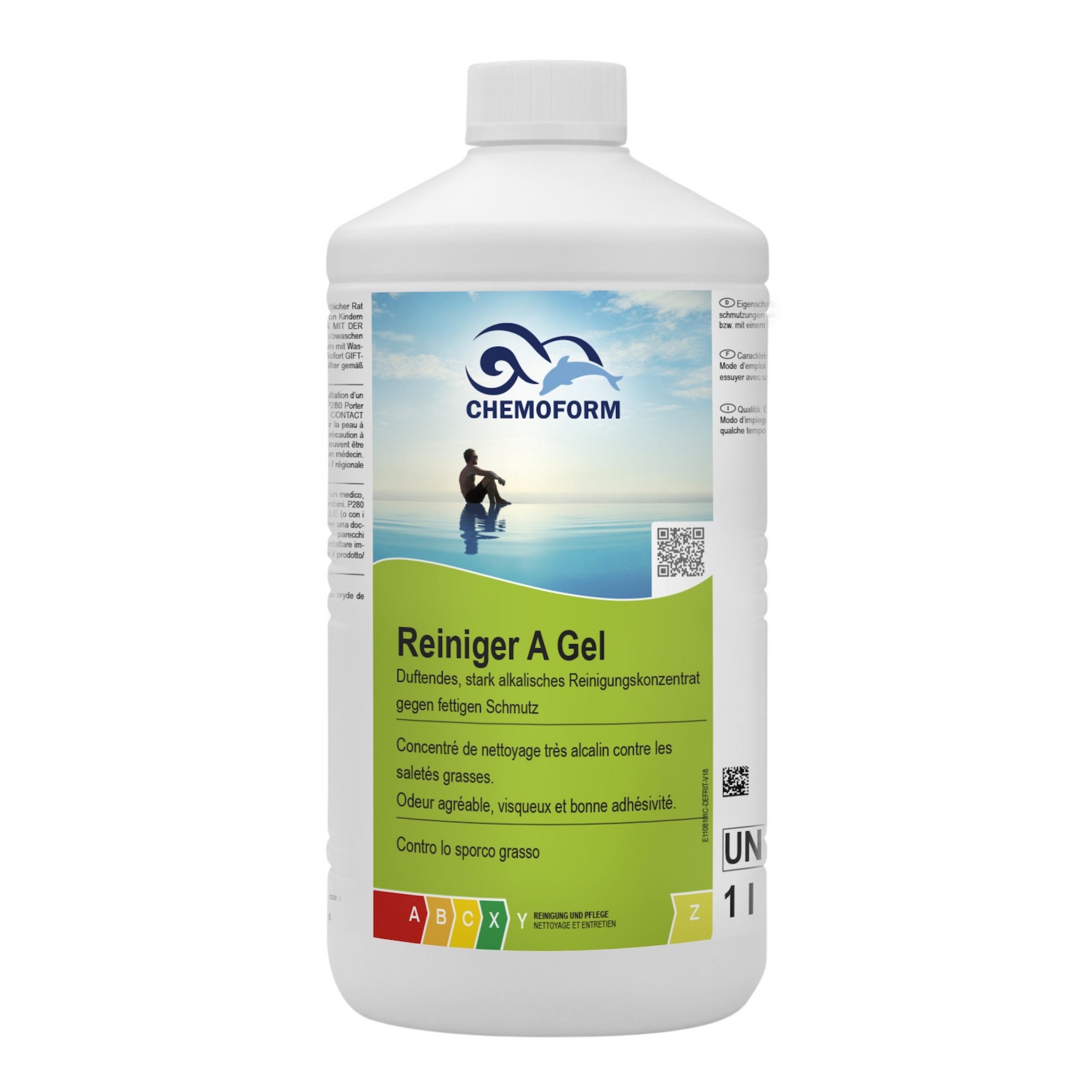Chemoform Poolpflege Chemoform Reiniger A Gel 1 l Randreiniger zur Entfernung von