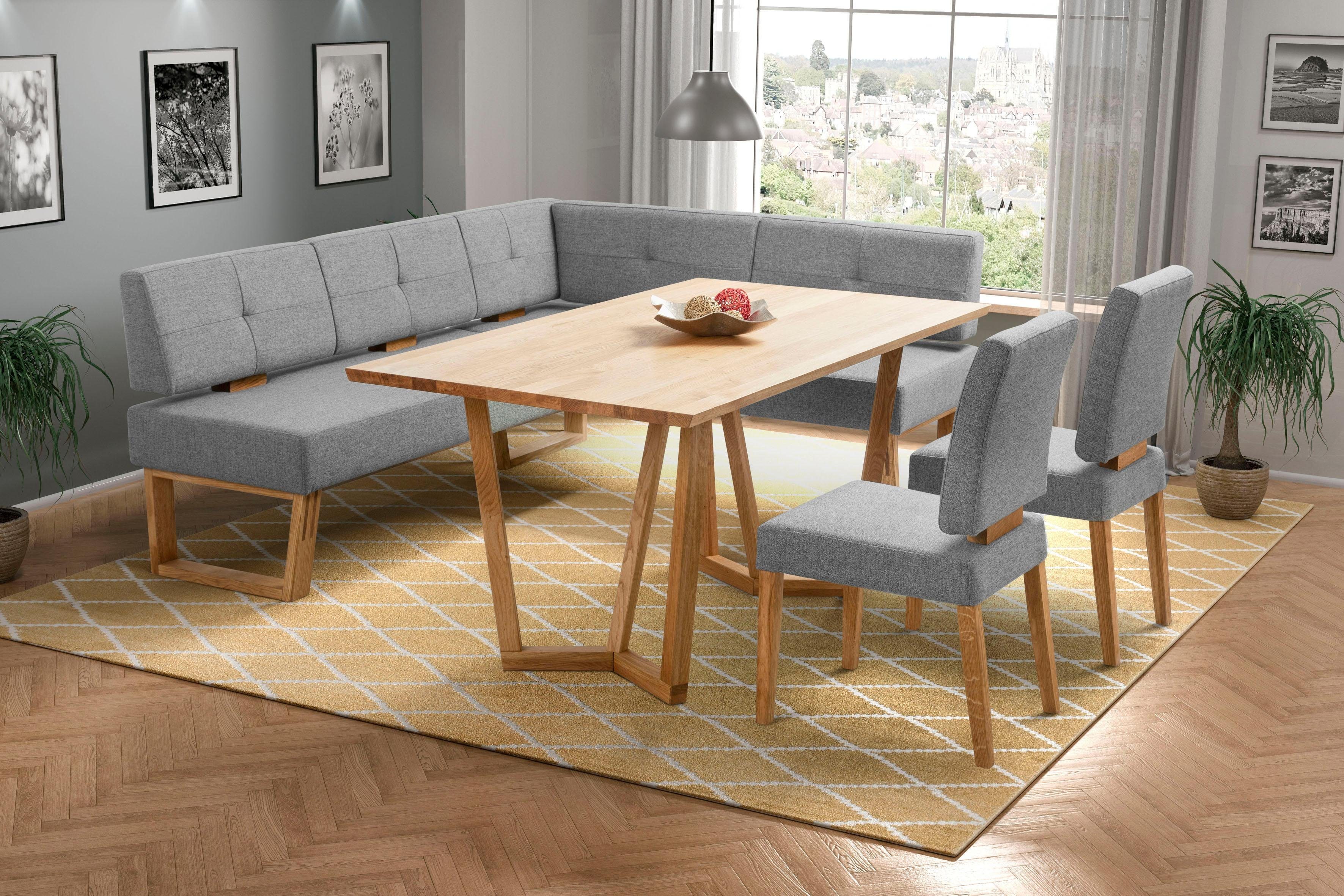 OTTO home Eckbankgruppe Ponza Eckbank Küchenbank BESTSELLER, (Set, 4-tlg), günstig online kaufen