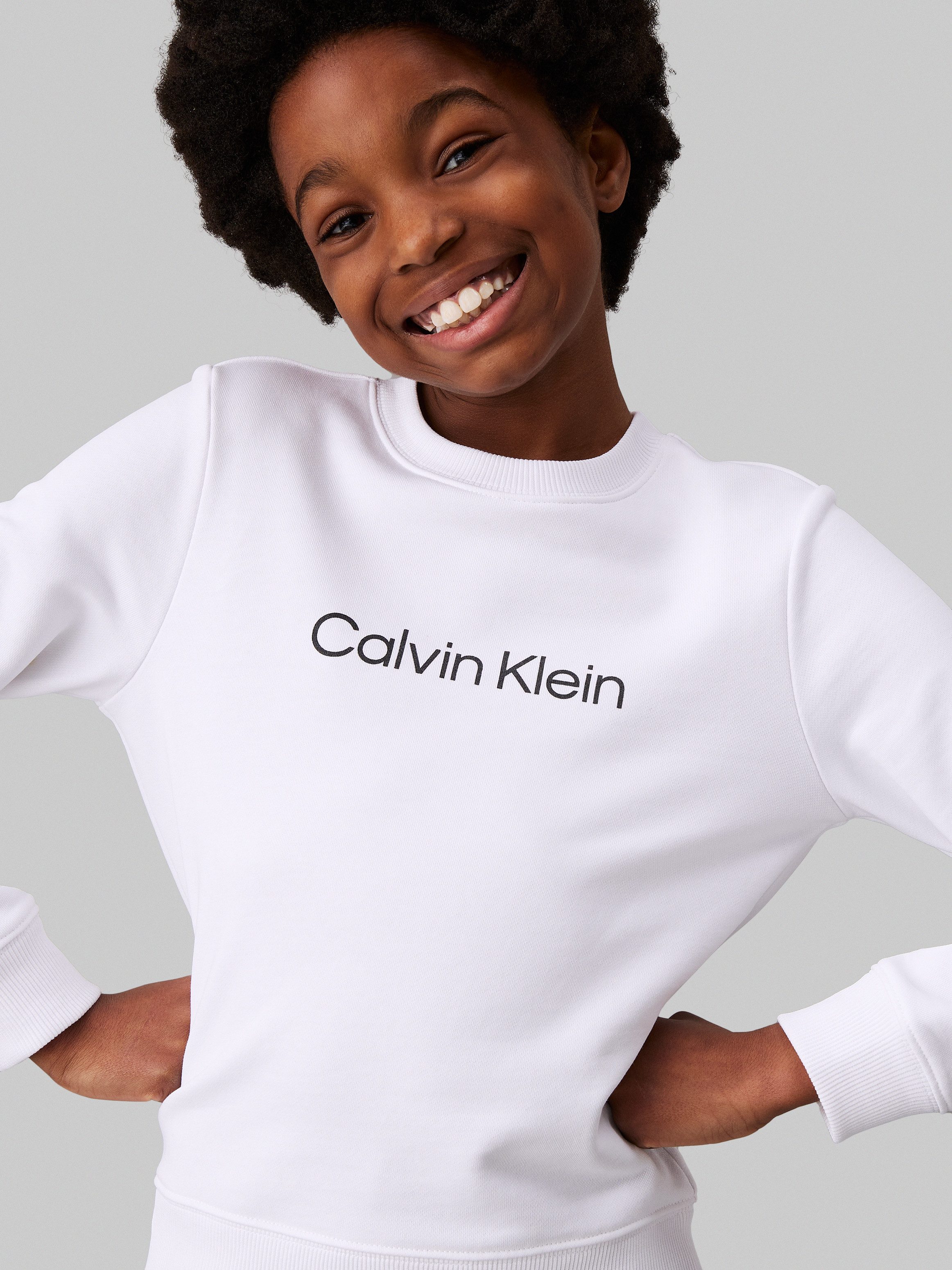 Calvin Klein Jeans Sweatshirt INST. LOGO REGULAR CN mit Logoschriftzug