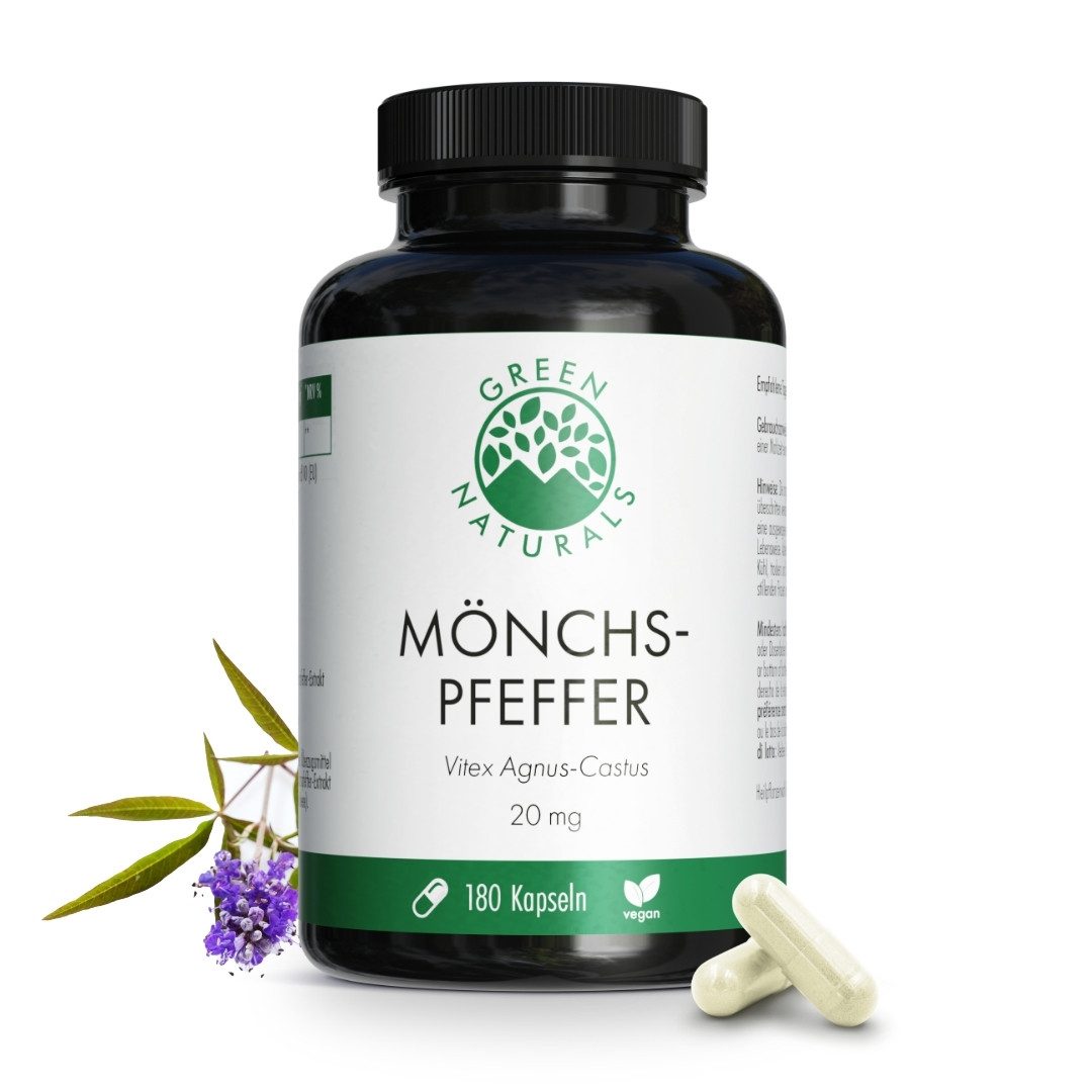 Green Naturals Mönchspfeffer 20 mg hochdosiert KAP, 76.0 g