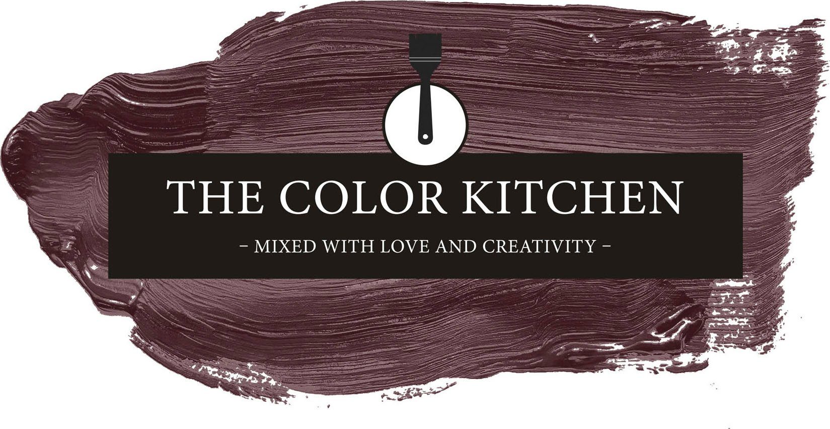 A.S. Création Wand- und Deckenfarbe Seidenmatt Innenfarbe THE COLOR KITCHEN, für Wohnzimmer Schlafzimmer Flur Küche, versch. Rottöne TCK7013 Red Wine