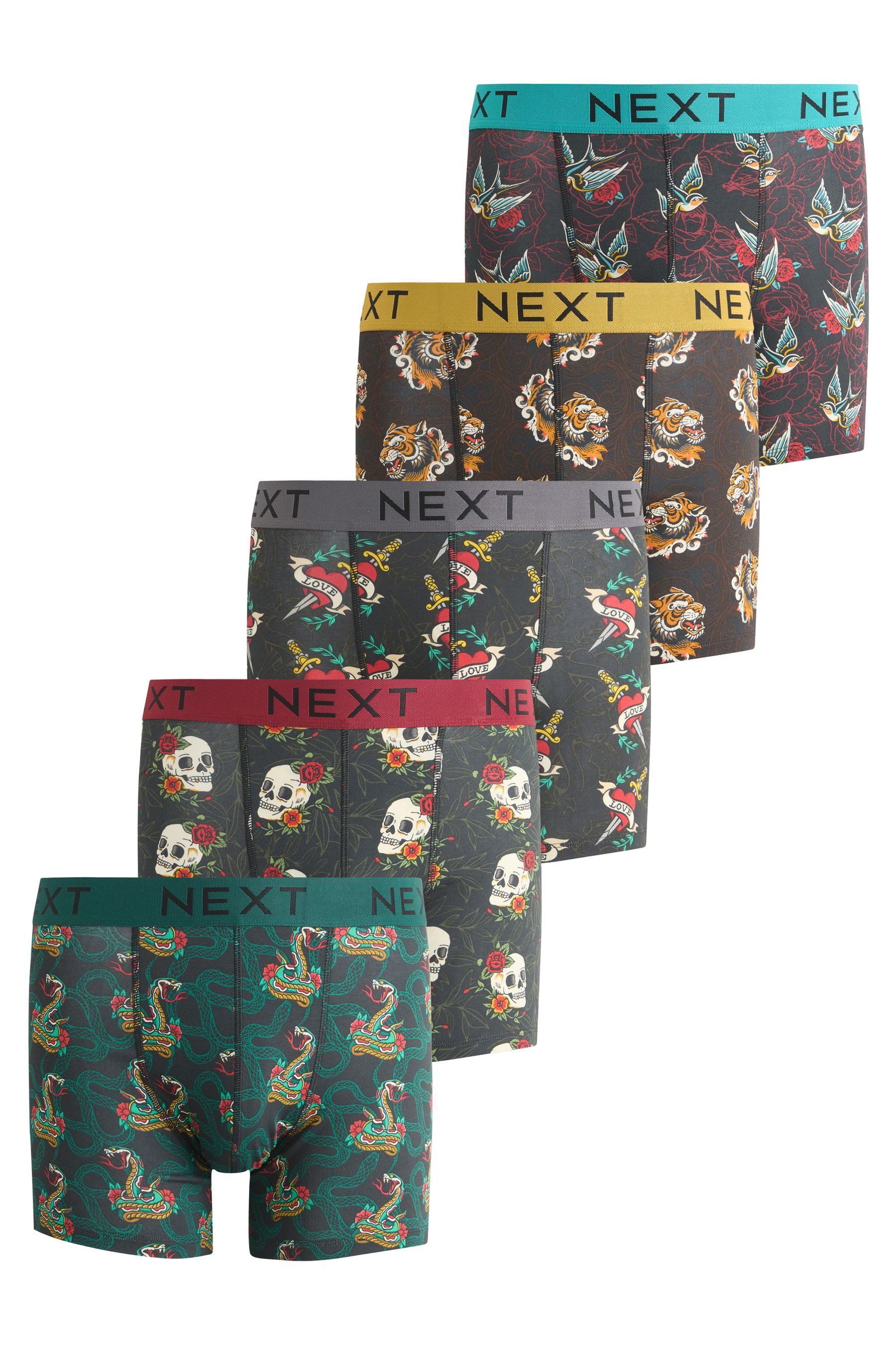Next Boxershorts Unterhosen Boxershorts 5er-Pack (5-St)