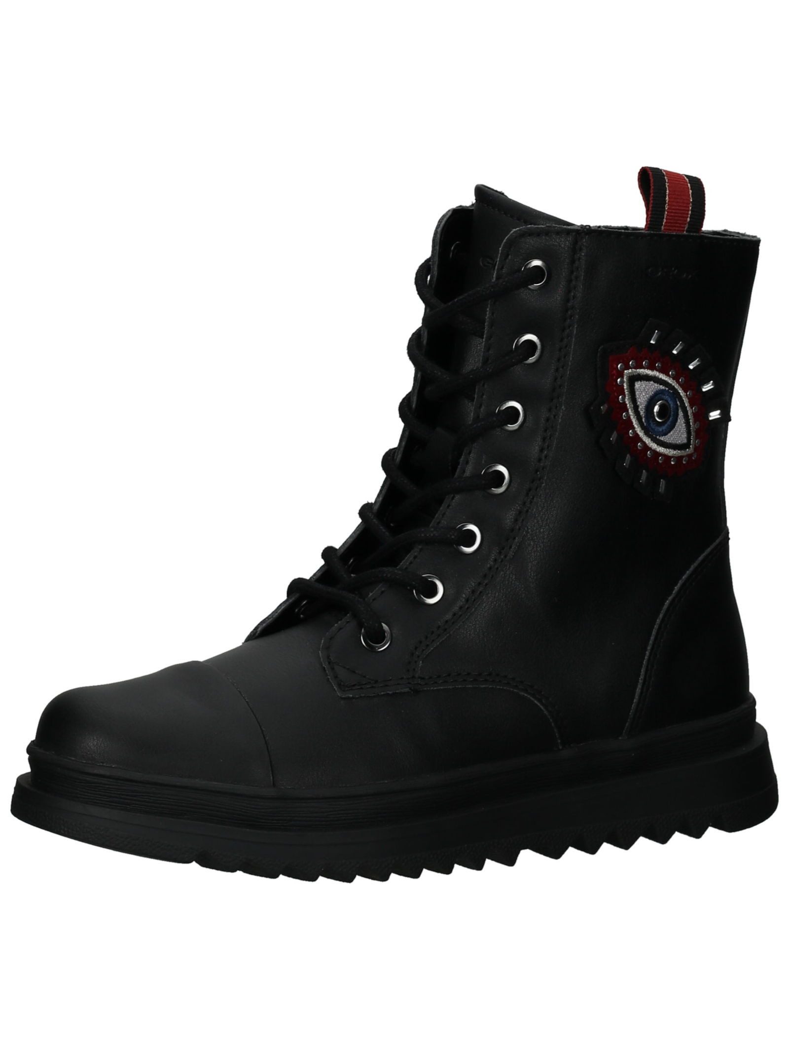 Geox Geox Stiefelette Lederimitat Schnürstiefelette