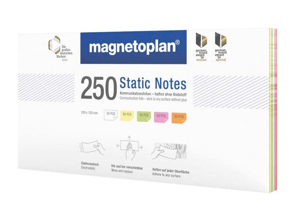 magnetoplan® Moderationskoffer magnetoplan Moderationskarten 'Static Notes', 200