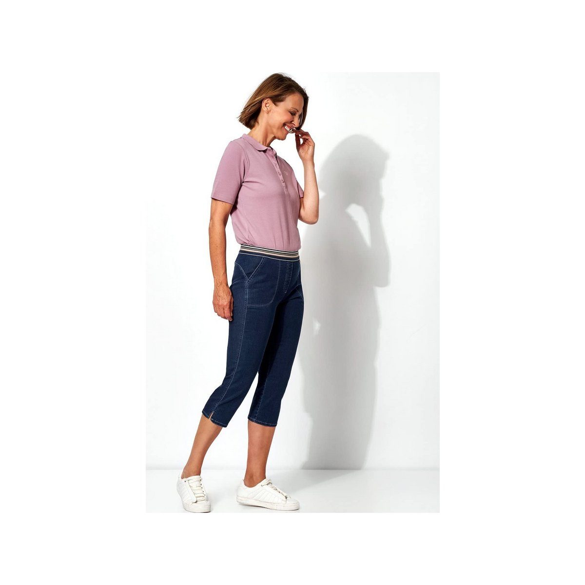 5-Pocket-Jeans grau TONI (1-tlg)