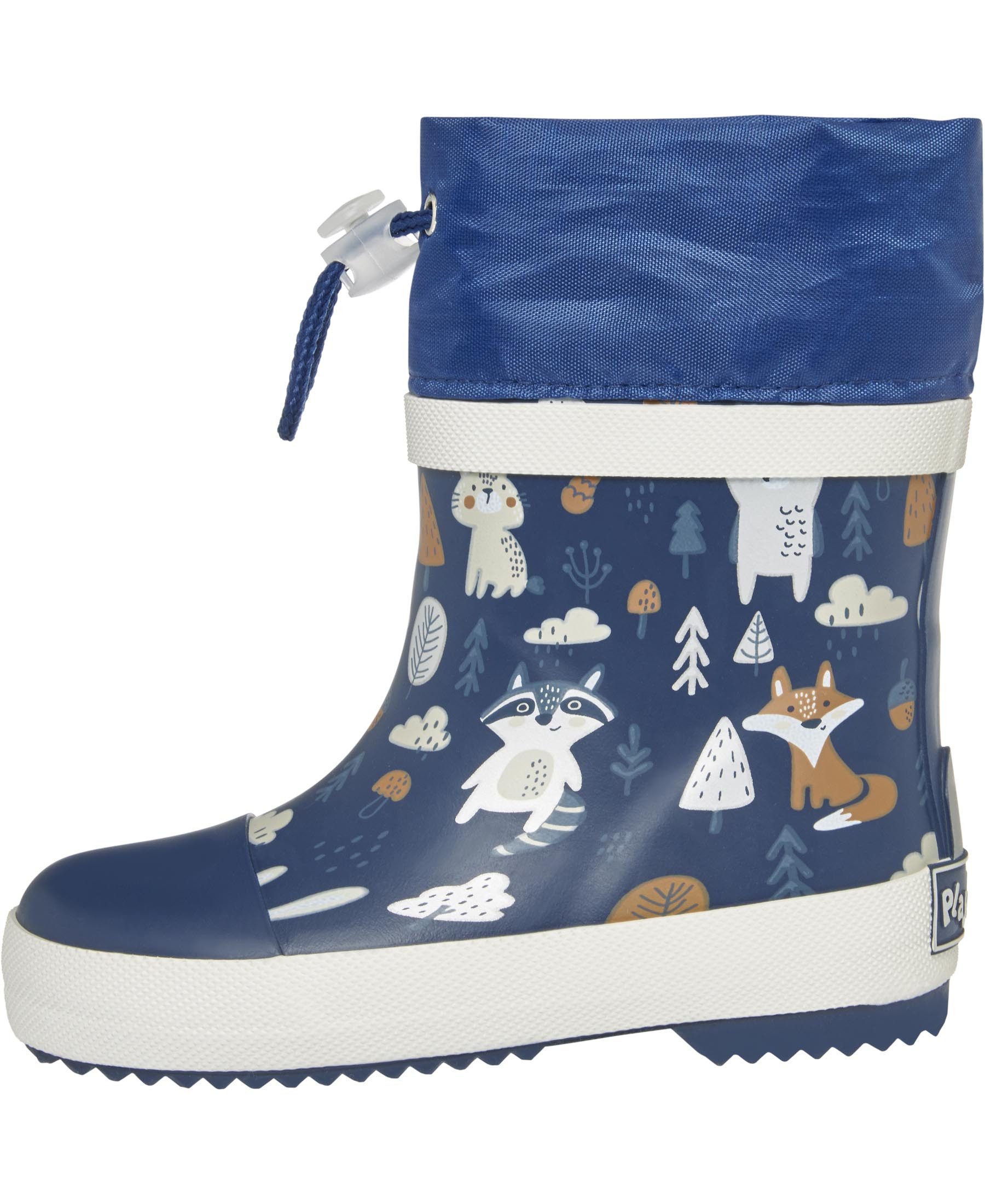 Playshoes Gummistiefel Halbschaft Wald gefüttert Gummistiefel