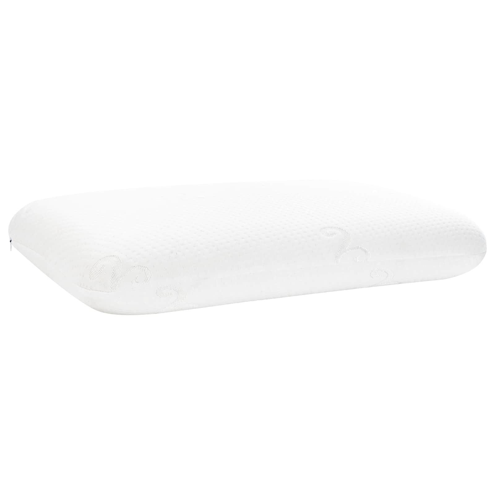 vidaXL Kopfkissen Schlafkissen Uni Weiß 50 x 30 x 10,5 cm Viscoschaum, Bezu günstig online kaufen