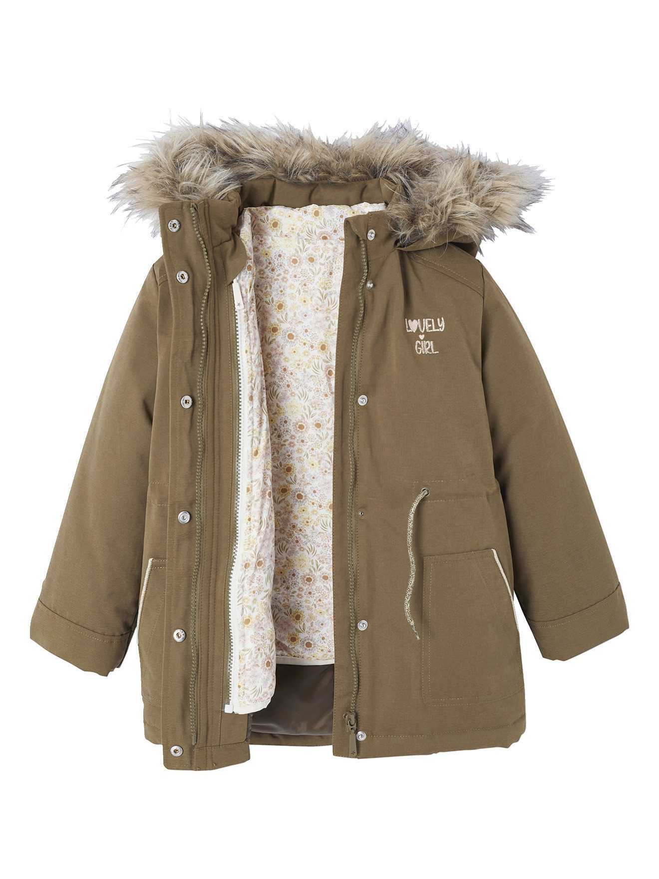 Parka Mädchen Winterjacke Recycling-Polyester