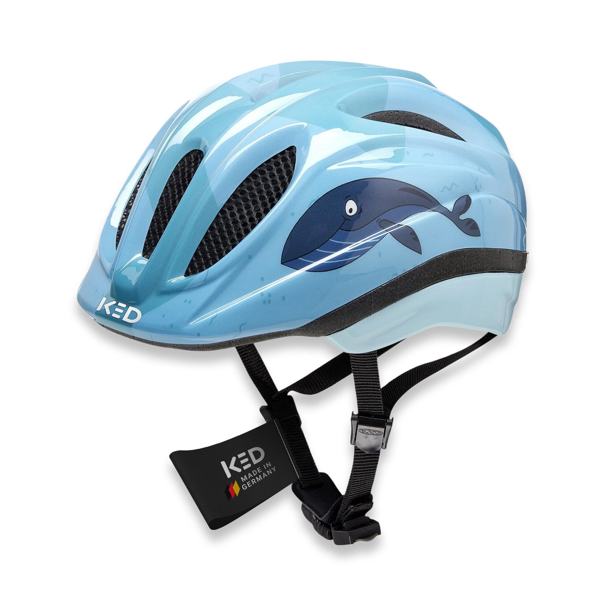 KED Fahrradhelm Meggy II Trend Kinderhelm, LED Rücklicht, MaxShell Technologie Und Präzise Größenverstellung