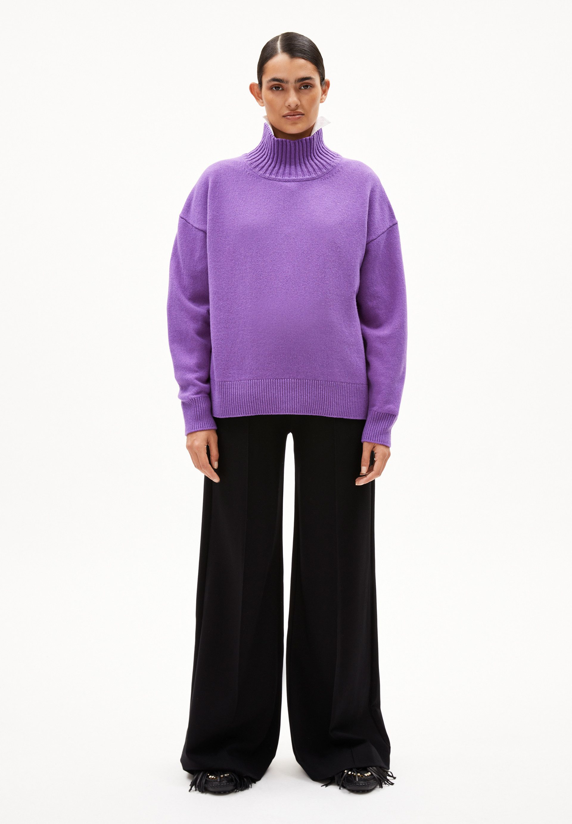 Armedangels Strickpullover KAARLIN Pullover aus recyceltem Kashmir Mix Oversized Fit