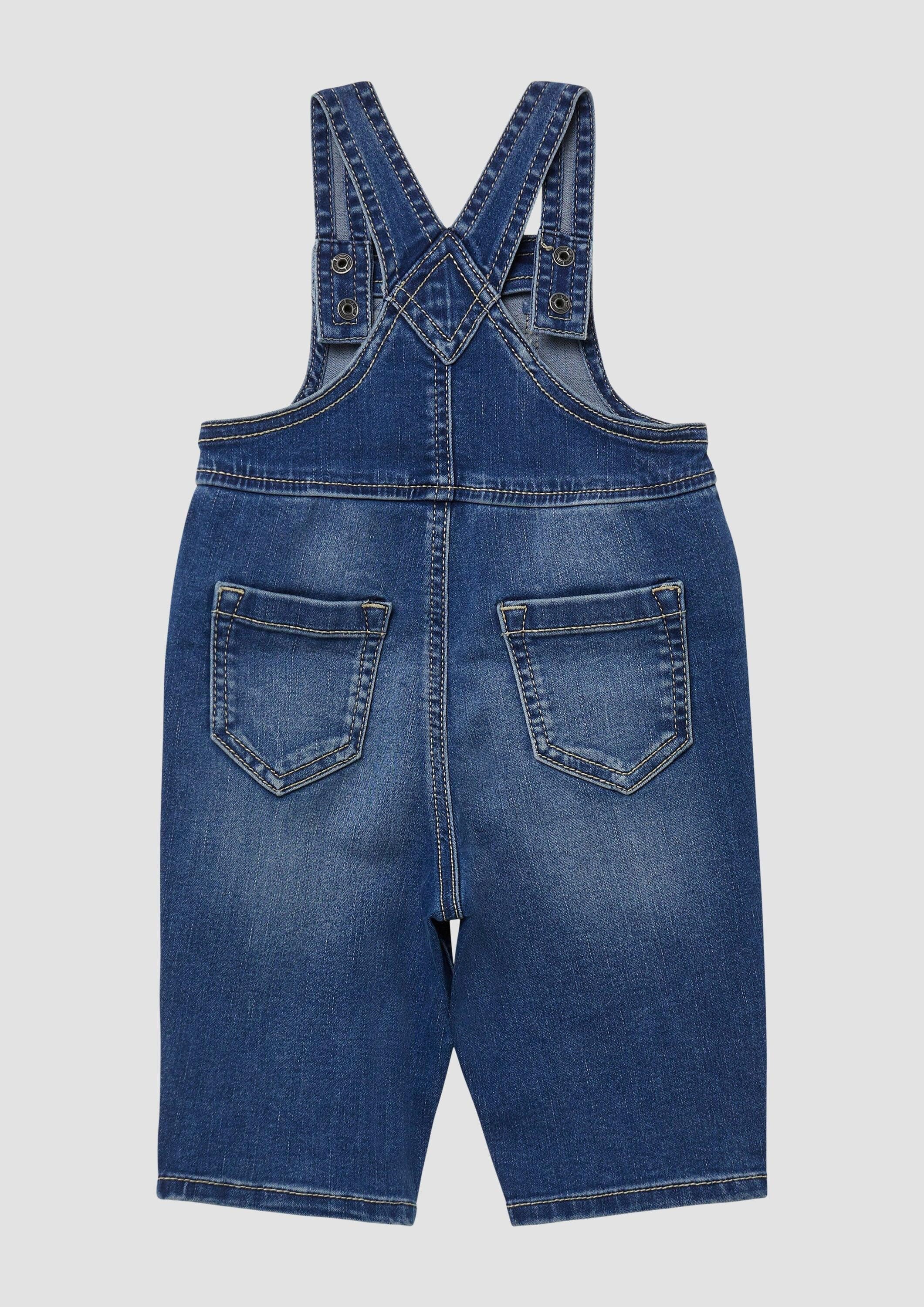 s.Oliver Regular-fit-Jeans Jeans-Latzhose Unisex Latzhose aus Denim