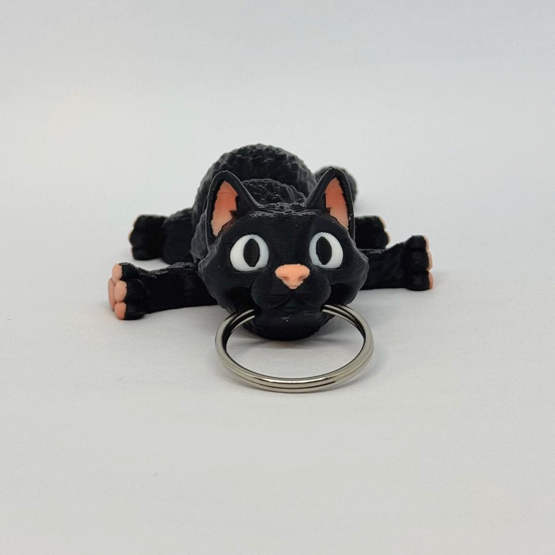 UDINGO Schlüsselanhänger 3D-gedruckter, beweglicher Katzen-Schlüsselanhänge günstig online kaufen