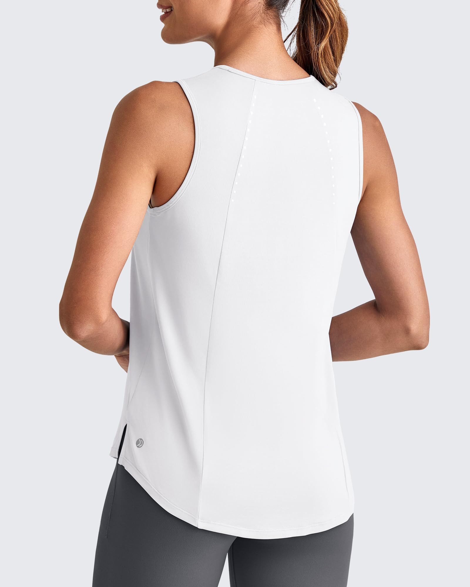 G4Free Tanktop Damen hoher Halsausschnitt, sportliche lange Tanks, ärmellos günstig online kaufen