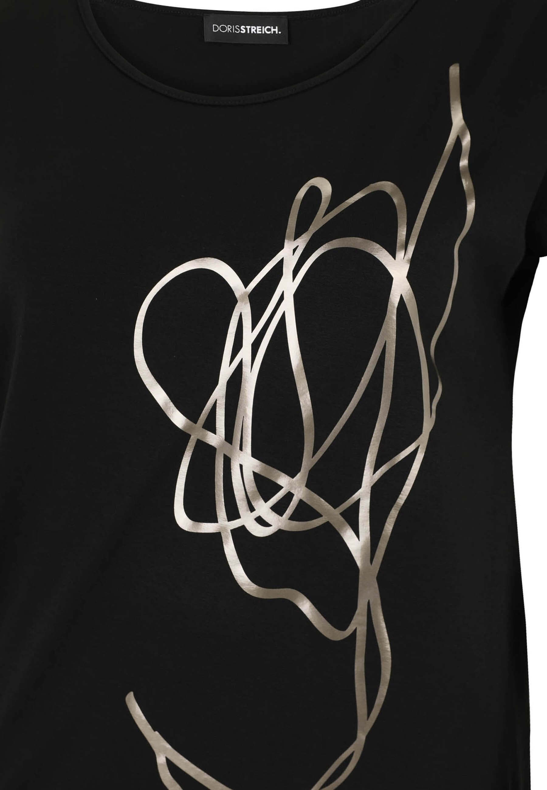 Doris Streich Rundhalsshirt (1-tlg) mit dekorativem Grafik-Motiv