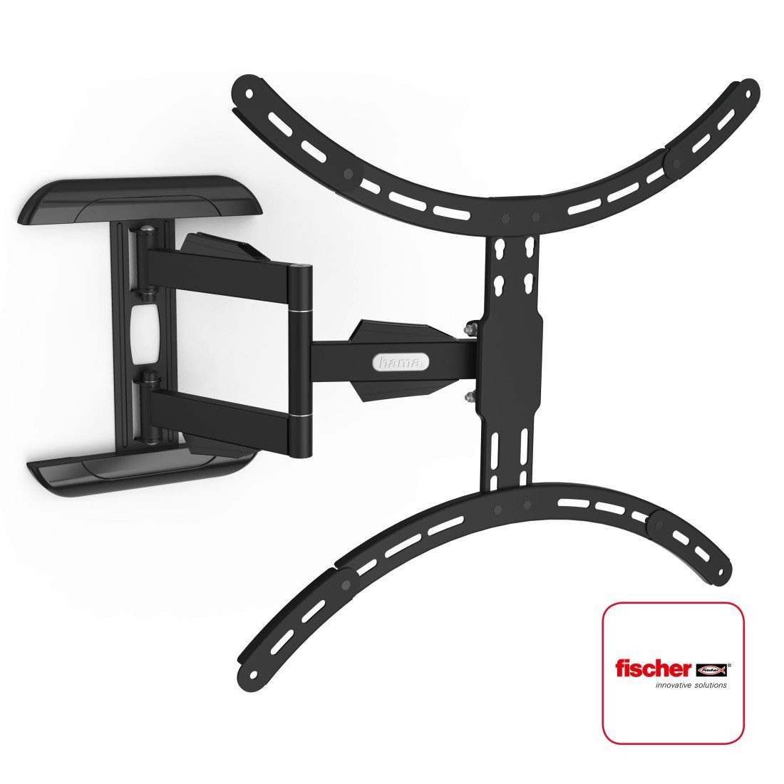 Hama TV-Wandhalterung Halterung, schwenkbar, neigbar, ausziehbar von 94 - 191 cm (37" - 75), (bis 75 Zoll, max. 45 kg, 43", 50", 55", 65)