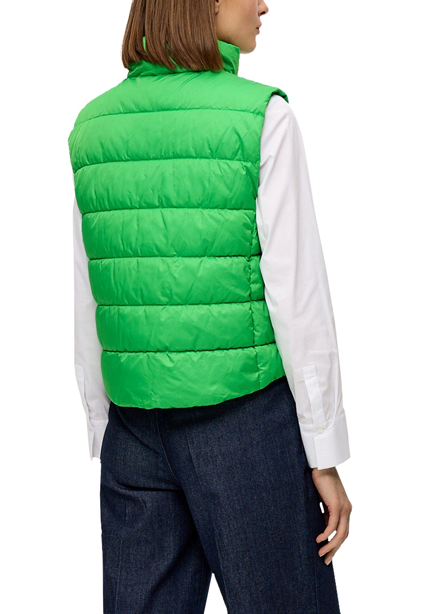 s.Oliver BLACK LABEL Steppweste mit Stehkragen günstig online kaufen