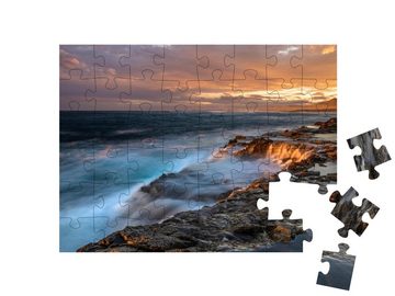 puzzleYOU Puzzle Sonnenuntergang über Fuerteventura, 48 Puzzleteile, puzzleYOU-Kollektionen Fuerteventura