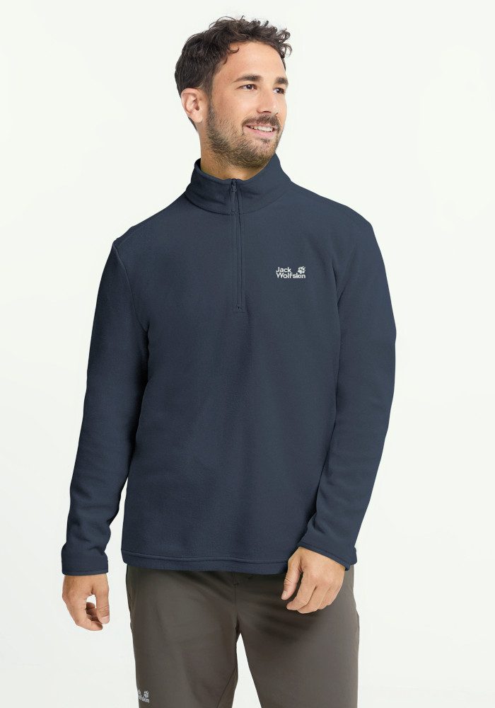 Jack Wolfskin Fleecepullover TAUNUS 100 HZ M mit Reißverschluss, wasserabweisend, windabweisend, atmungsaktiv