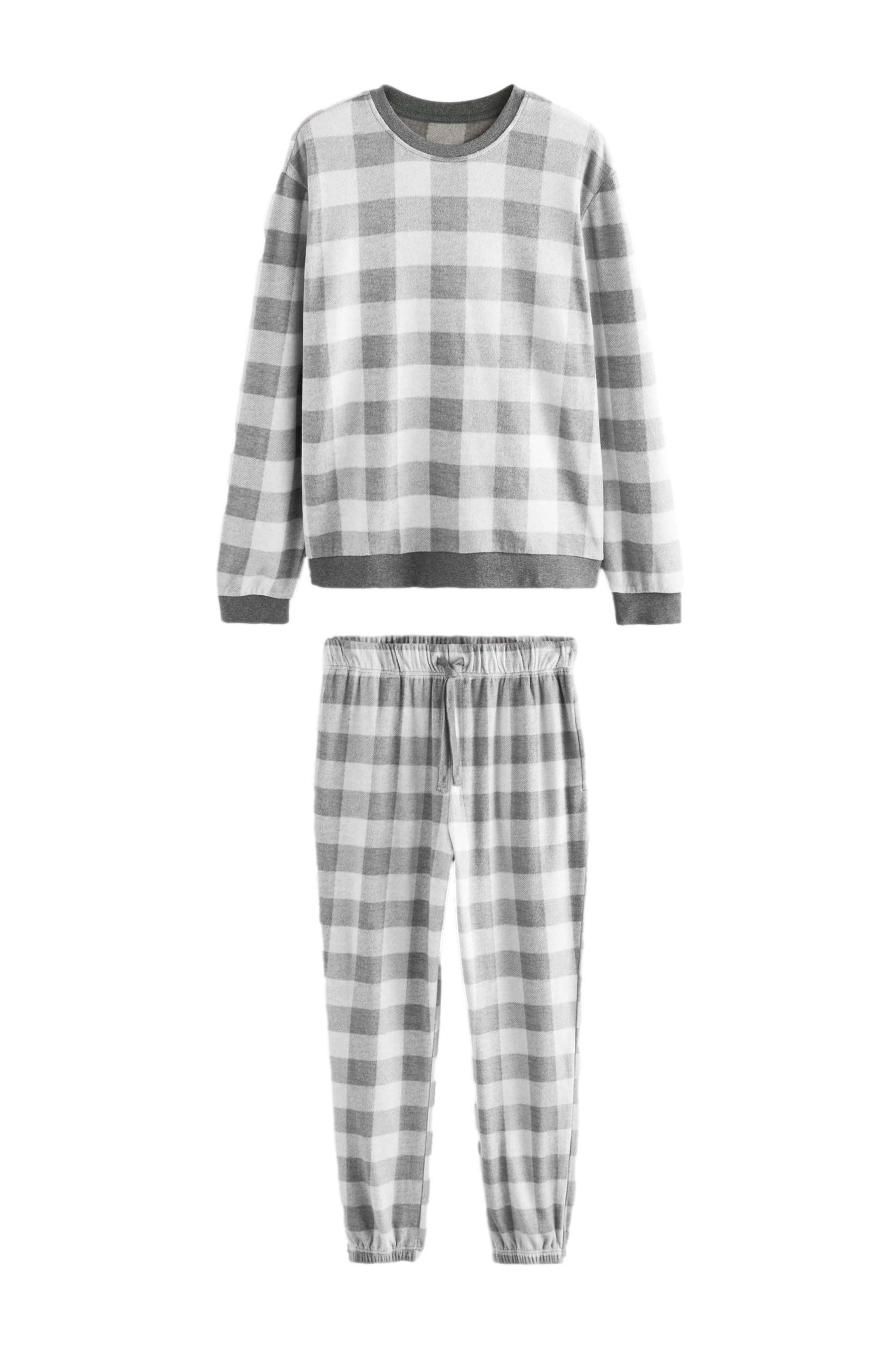 Next Pyjama Karierter Flanell-Schlafanzug aus Jersey (2 tlg) günstig online kaufen