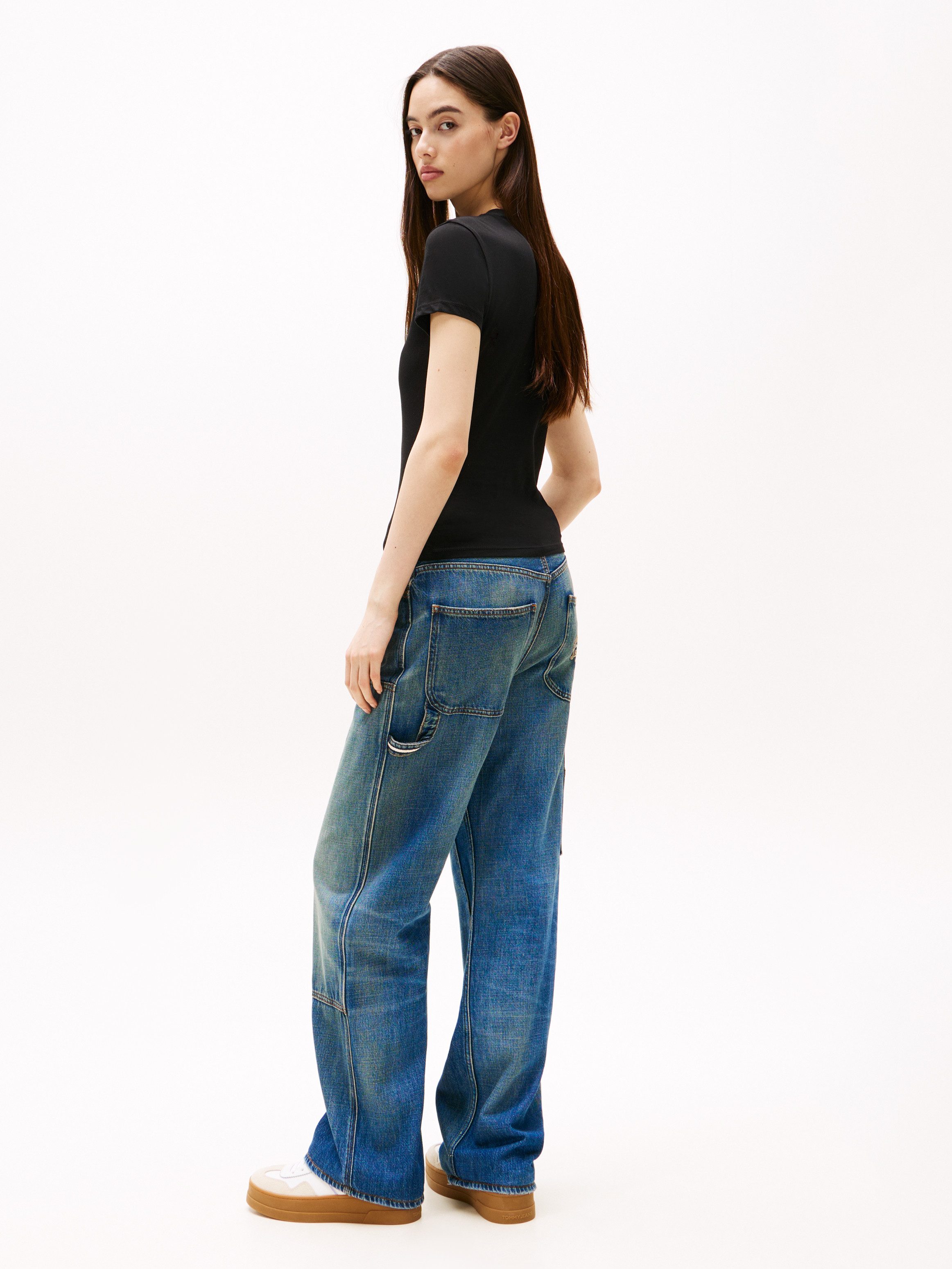 Tommy Jeans Kurzarmshirt TJW SLIM ESSENTIAL LOGO2 TEE EXT