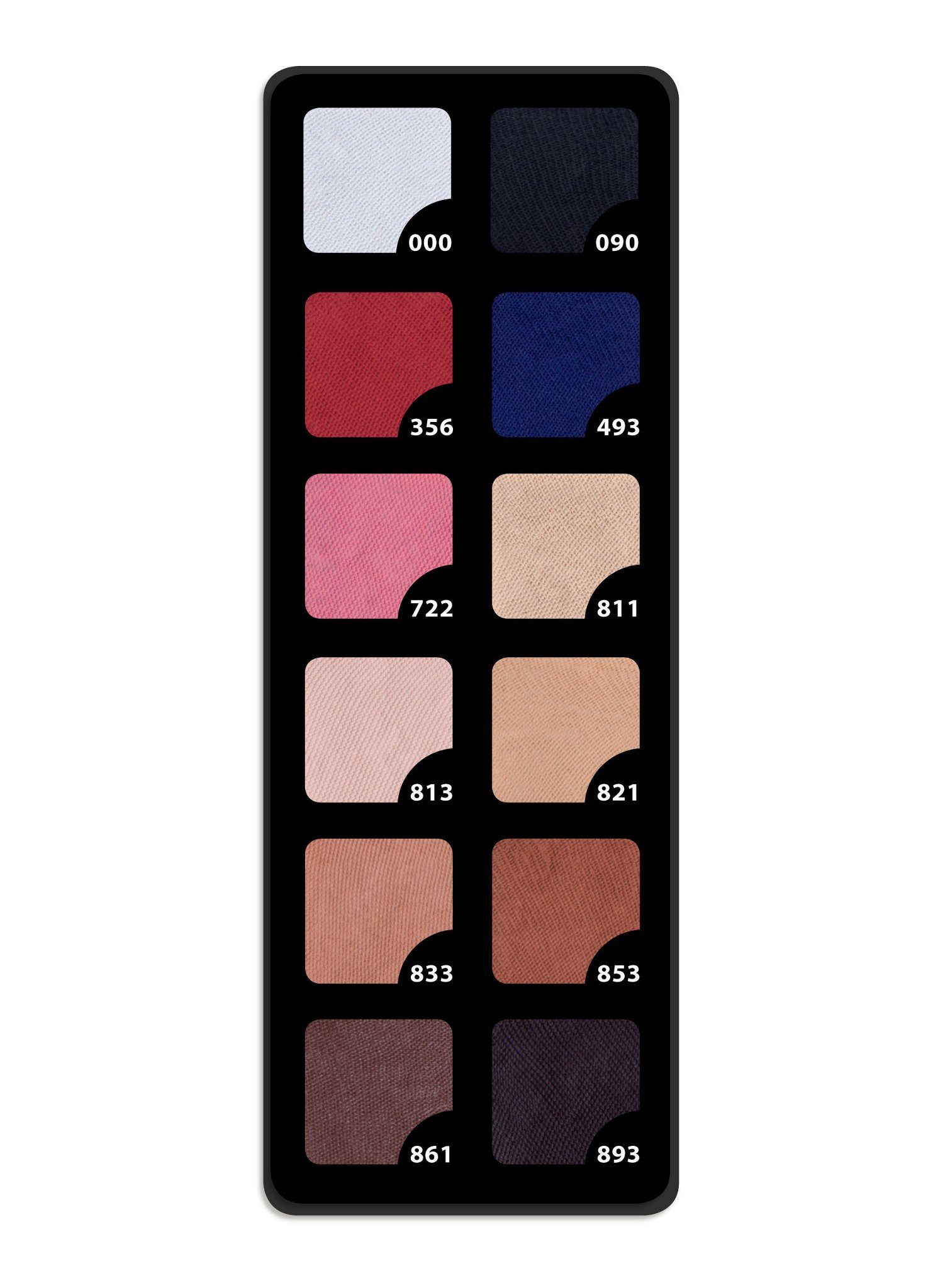 Maskworld Theaterschminke Aqua Make-up Color Bühne - Fasching Schminkkasten, Hochwertige Wasserschminke, Palette mit 12 verschiedenen Farben