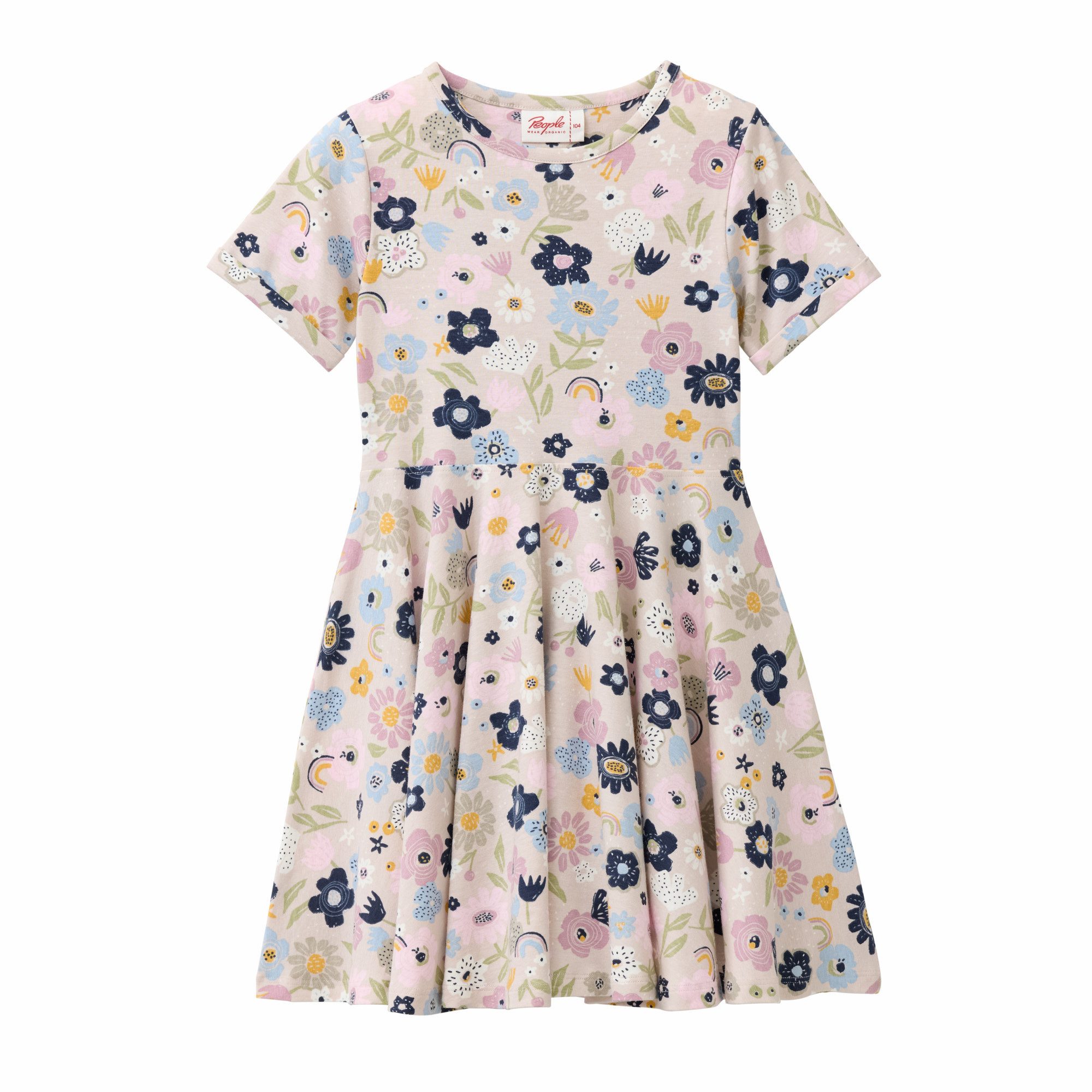 Sommerkleid mit Blütenmotiv, aus Bio-Baumwolle