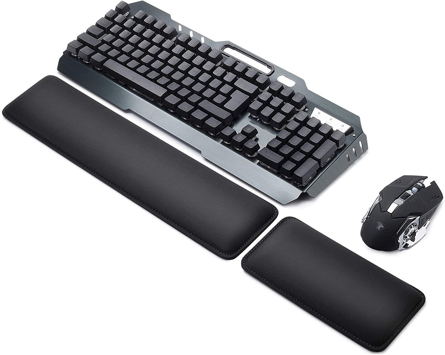 MAXLVL Tastatur-Handballenauflage Set für Tastatur und Maus (2-St), hochwertig und bequem