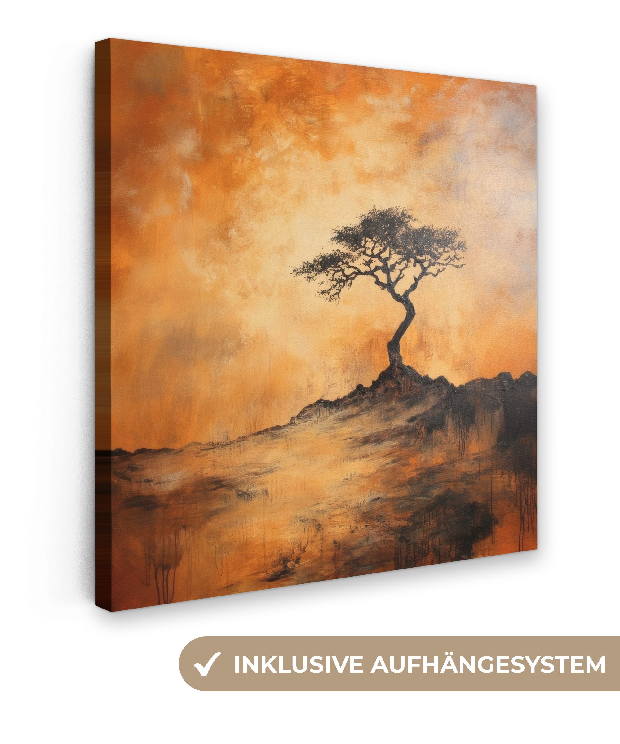 OneMillionCanvasses® Leinwandbild Baum - Landschaft - günstig online kaufen