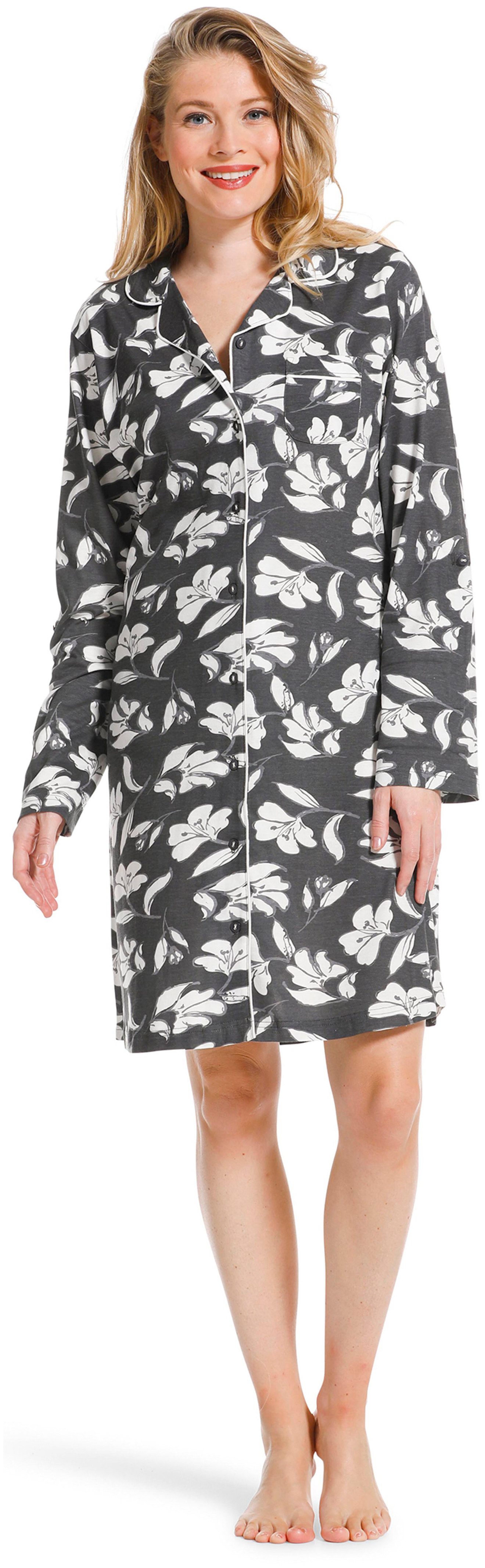 Pastunette Nachthemd Damen Nachthemd geknöpft (1-tlg) Modisches Design günstig online kaufen