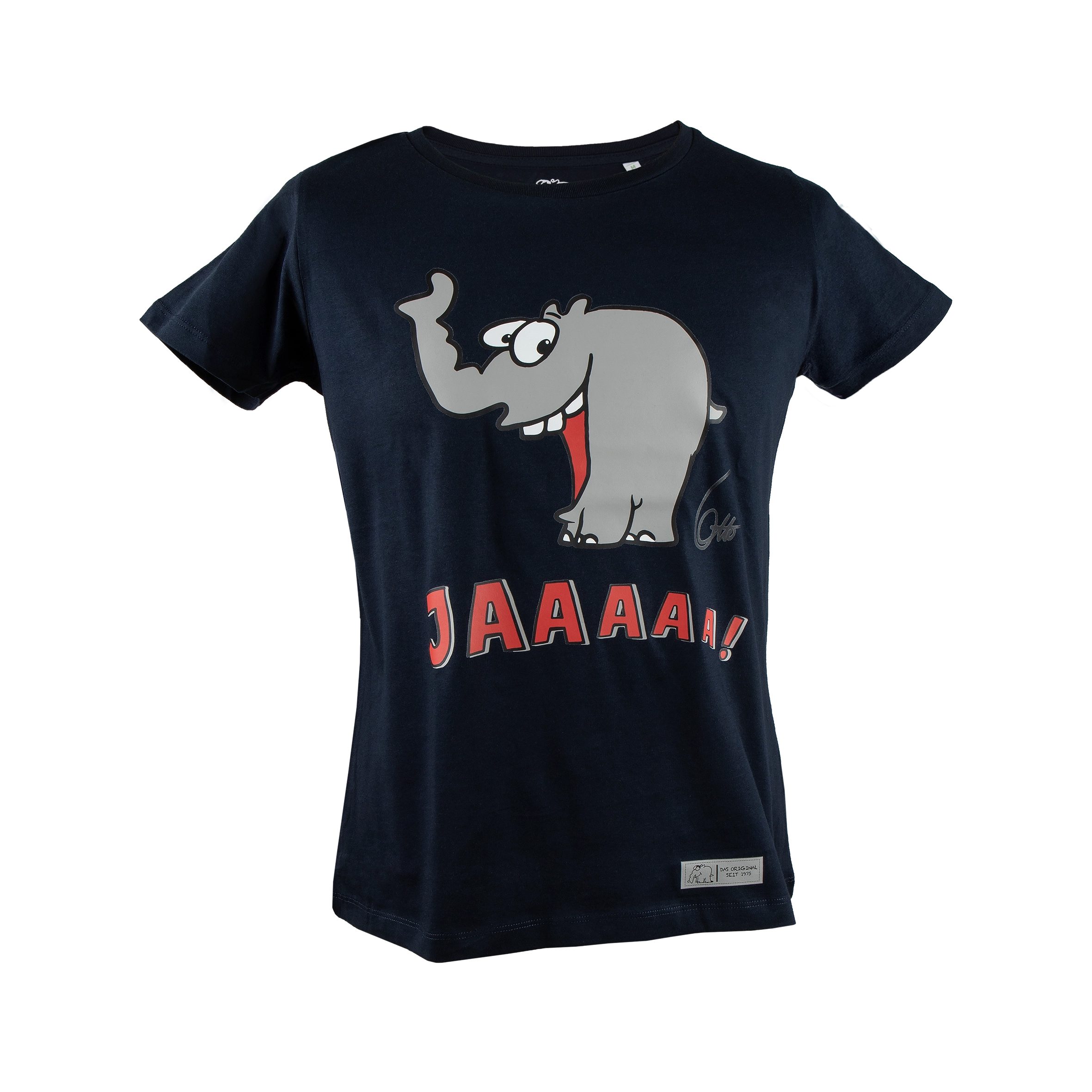 Ottifant Productions GmbH T-Shirt T-Shirt Lachender Ottifant Damen, Jetzt mit neuem Fit!