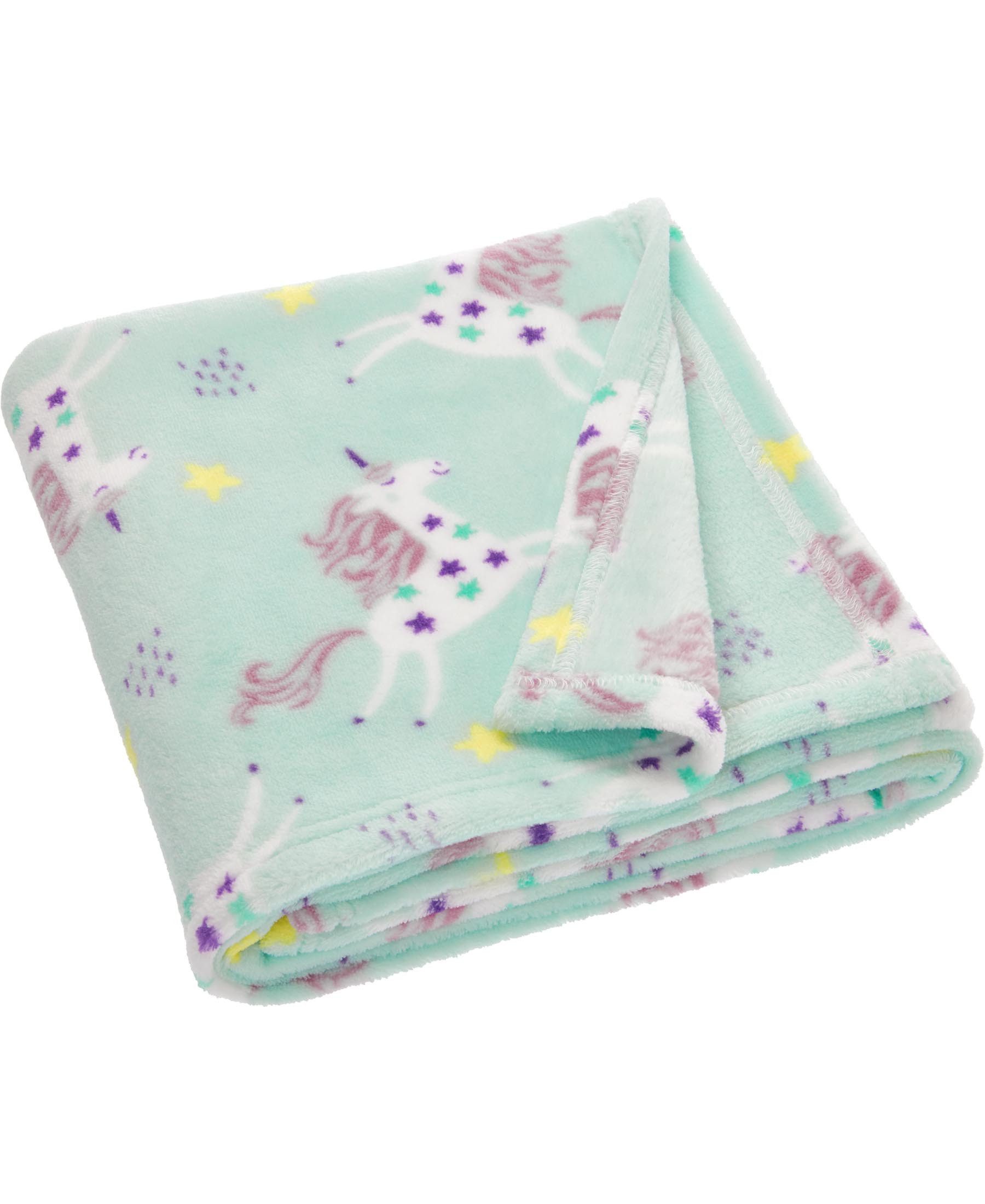 Babydecke Fleece-Decke Einhorn
