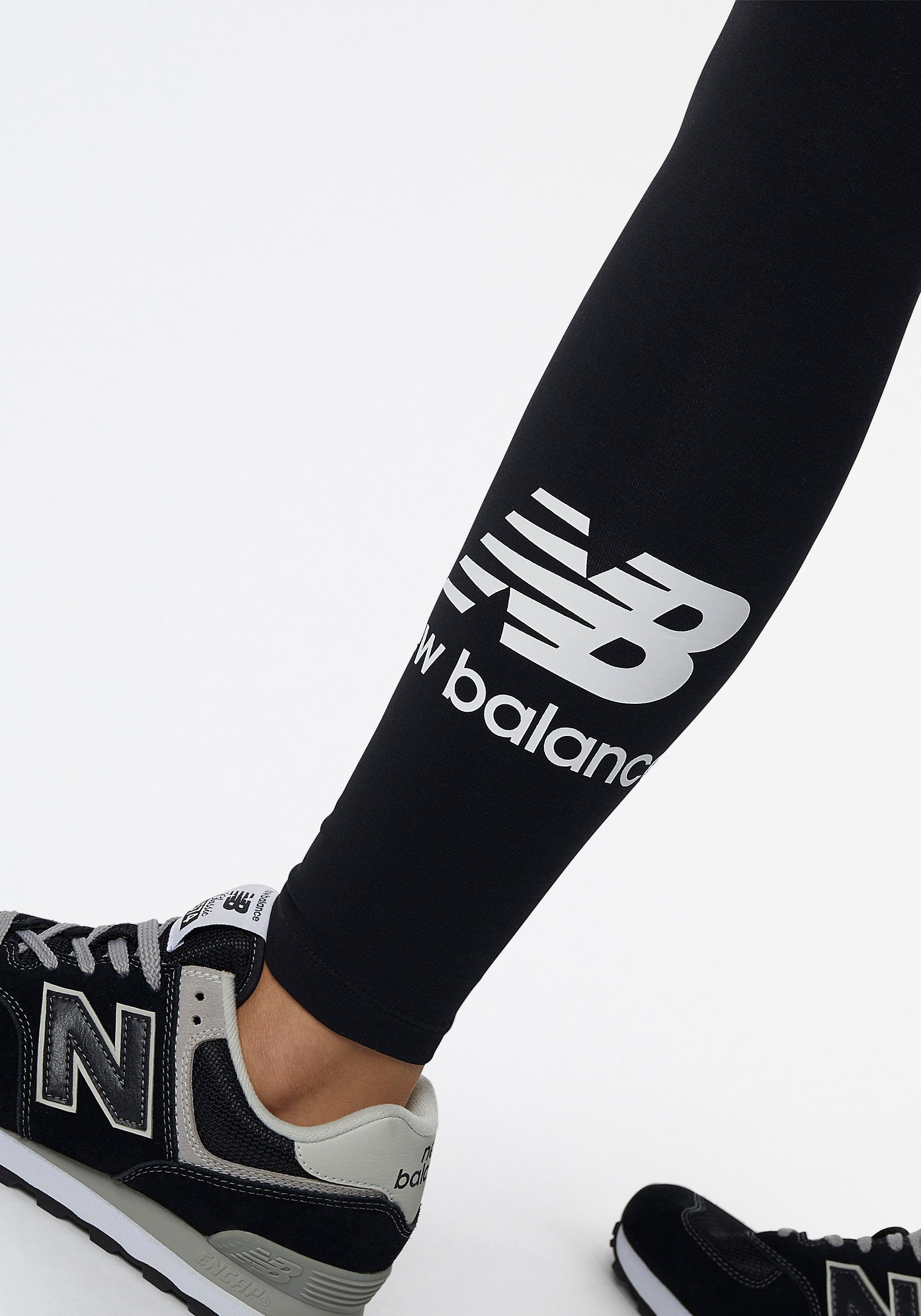 Sport Sporthosen New Balance Leggings NB ESSENTIALS STACKED LEGGINGS