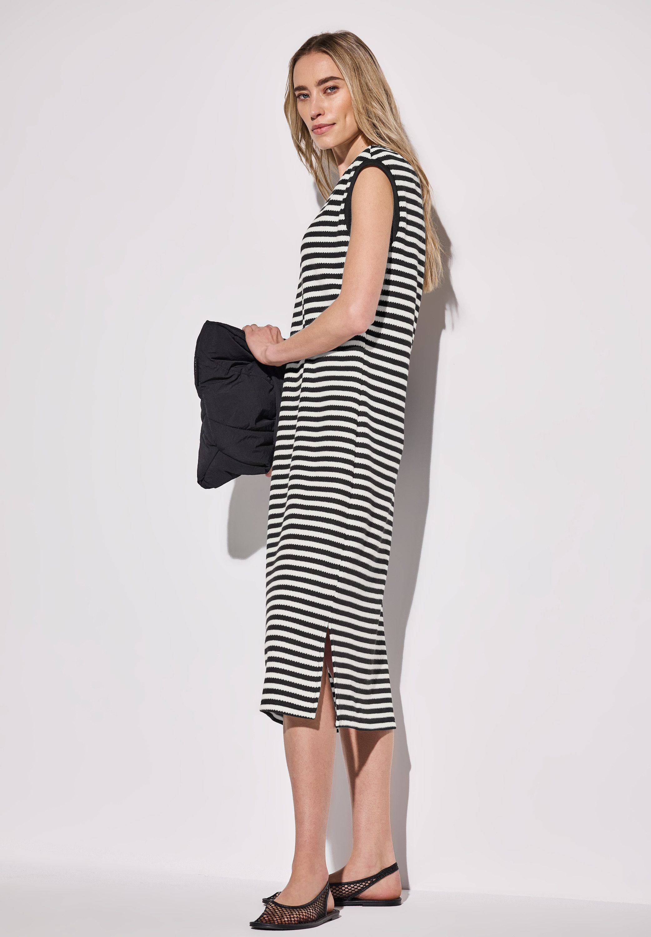 STREET ONE Midikleid mit Streifenmuster günstig online kaufen