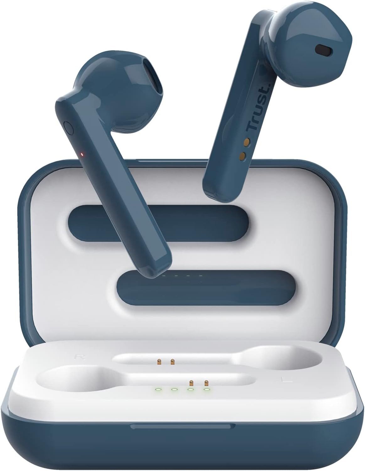 Trust Primo Touch Bluetooth Kopfhörer In-Ear Kabellose Ohrhörer wireless In-Ear-Kopfhörer (Bluetooth, Earbuds mit Ladecase)