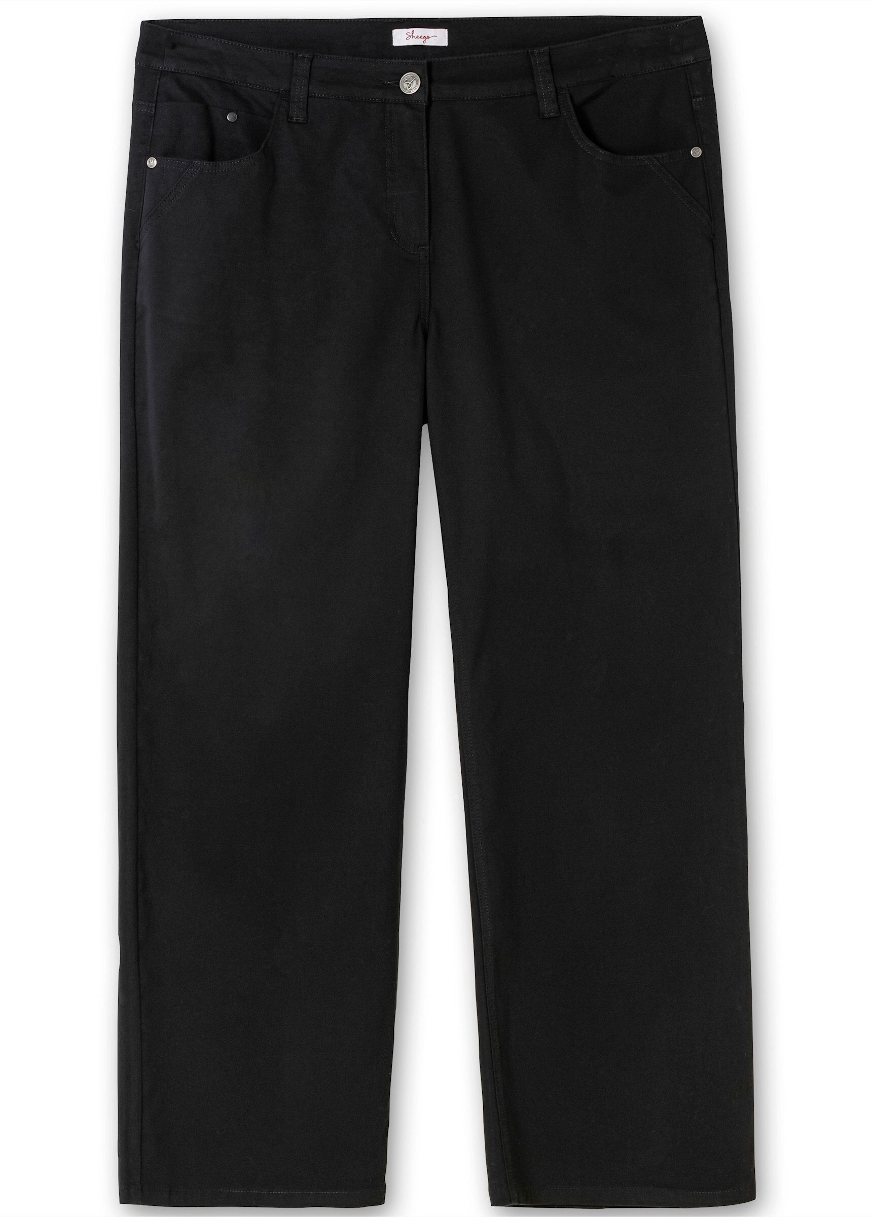 Sheego Jerseyhose Hose Innenbeinlänge ca. 81 günstig online kaufen