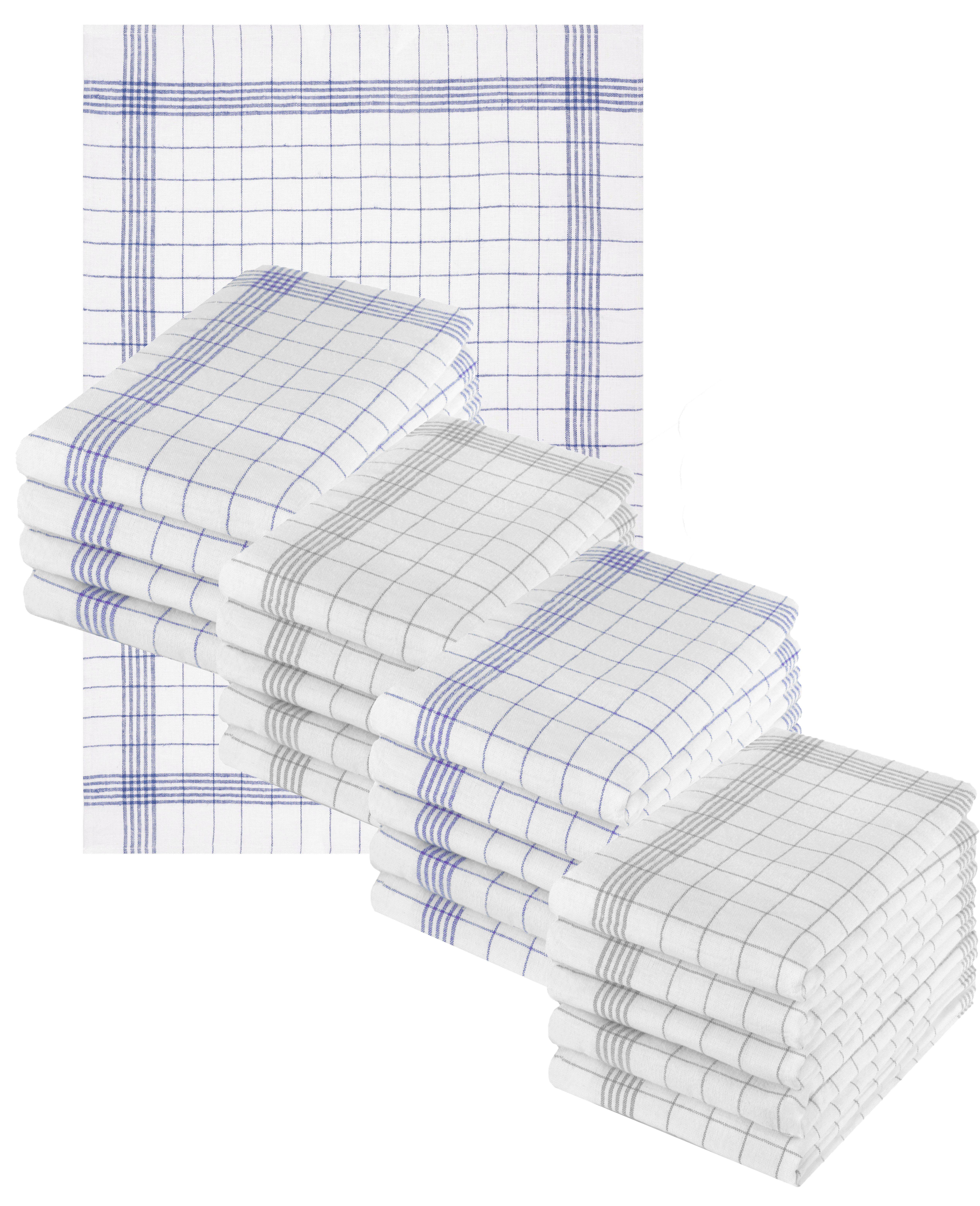 Betz Geschirrtuch 10er Set 50 x 70 cm Halbleinen Geschirrtücher MCT-11 HL, (Set, 10-tlg., 10 Geschirrtücher), Geschirrhandtuch Gläsertuch Jacquard Gläsertücher Küchentuch Handtuch