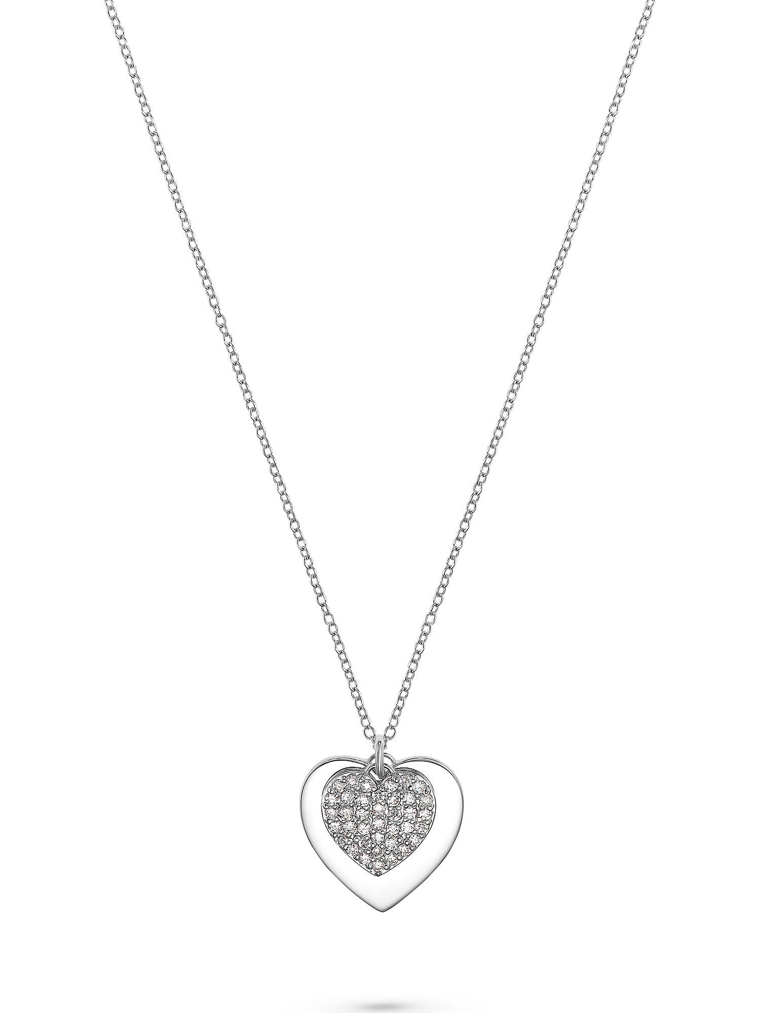 38 FAVS Damen-Kette Zirkonia FAVS Silber Collier 925er