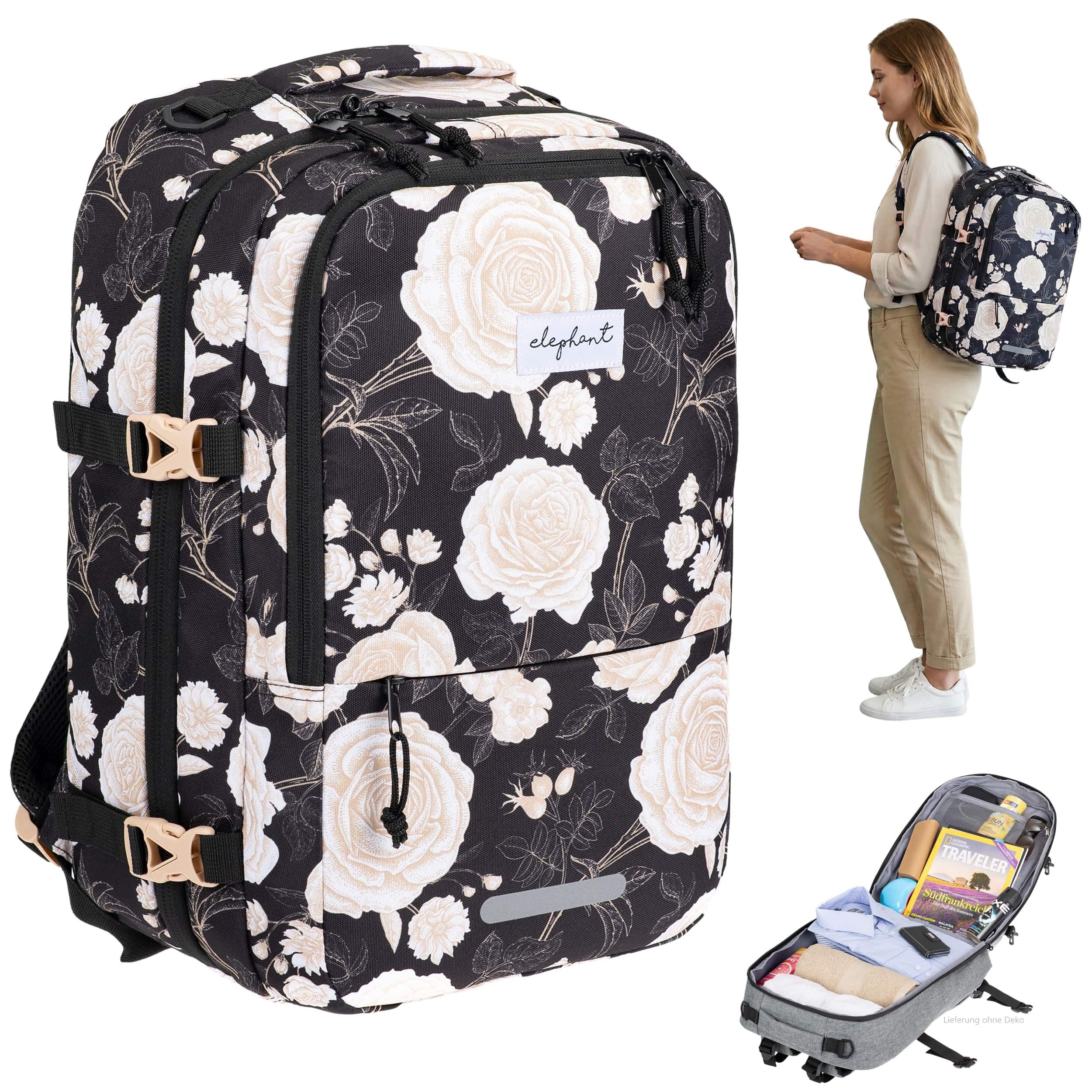 ELEPHANT Rucksack Handgepäck Flugzeug Laptop Fach Geheimtasche Daypack, Rei günstig online kaufen