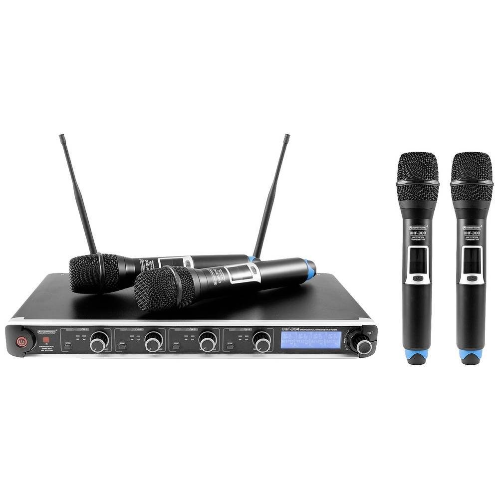 Mikrofon 4-Kanal-Funkmikrofonsystem 823-832/863-865MHz