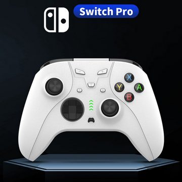 KINSI Gamepad für switch,Kabellose Controller,Bluetooth,600mAh Nintendo-Controller (Turob,Zwillingsmotoren,Sechs-Achsen-Gyroskop)