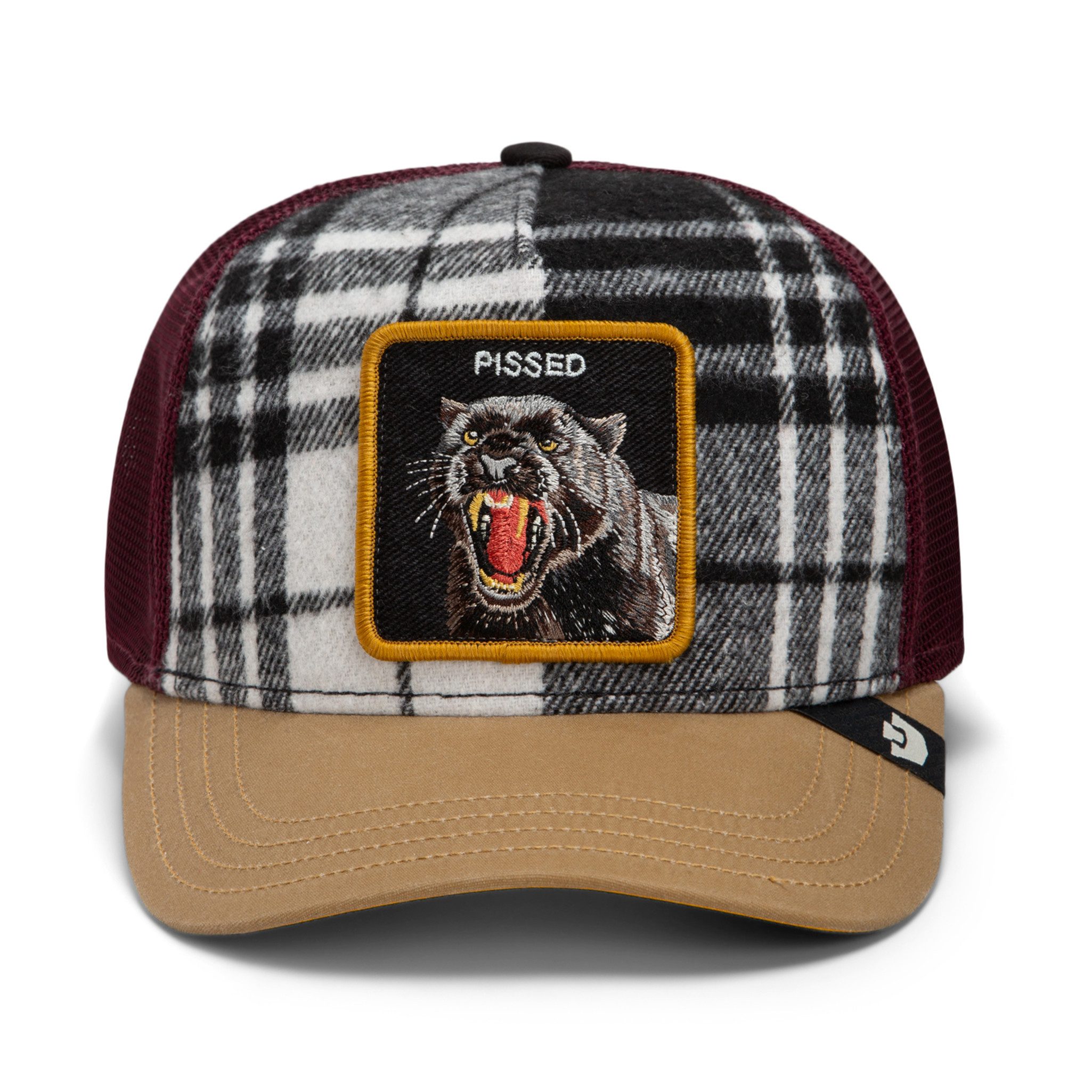 GOORIN Bros. Trucker Cap Goorin Bros. OG Trucker Cap Elevated Mesh Brit Panther Void (Basecap, Basecap, Meshcap, Trucker Kappe) kariert