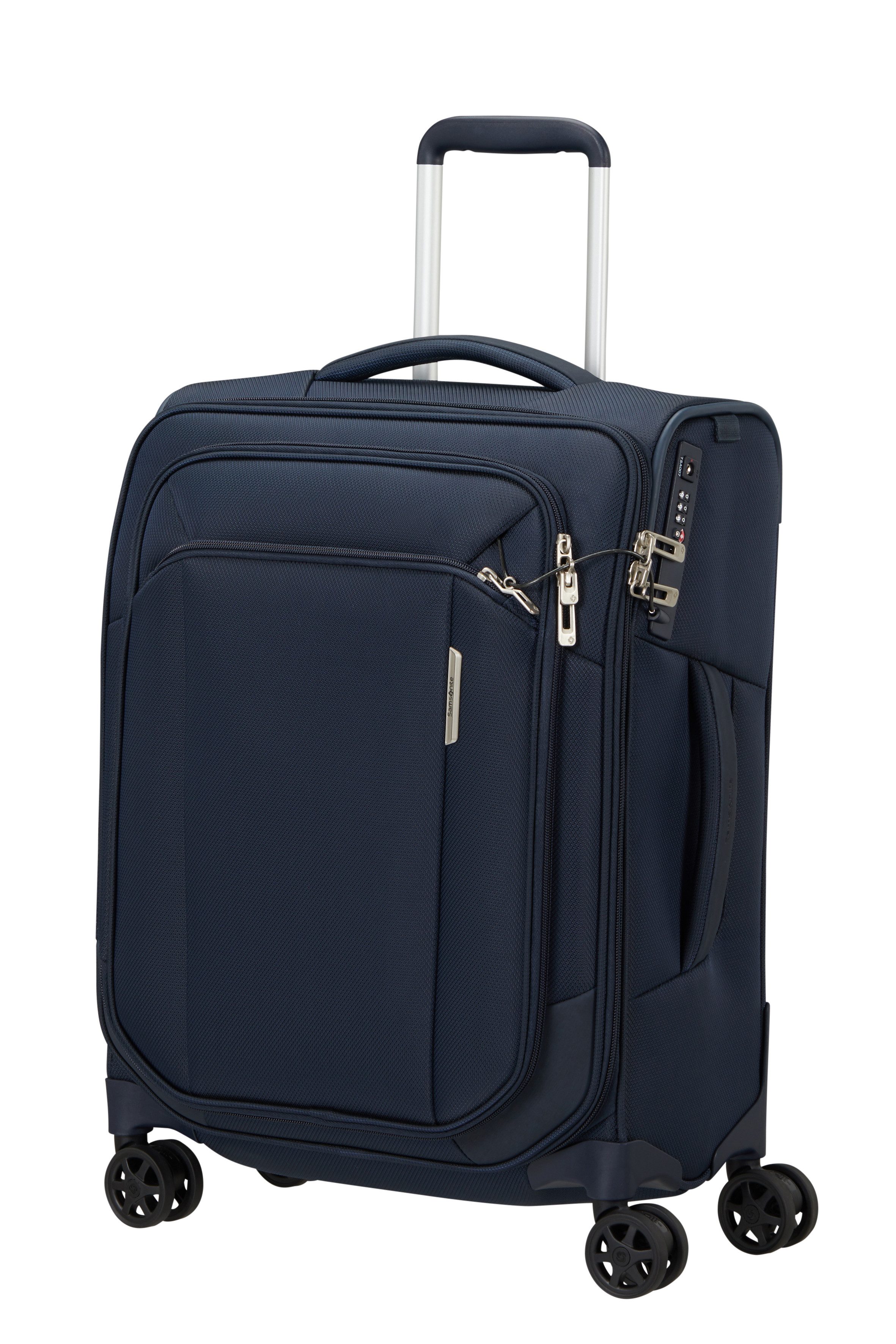 Samsonite Weichgepäck-Trolley RESPARK, verschiedene Größen und Farben, 4 Rollen, mit mehreren Tragegriffen, Innenmaterial aus Polyester