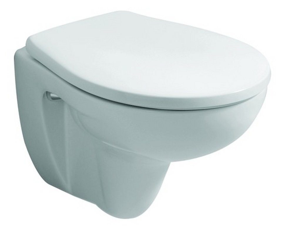 GEBERIT WC-Sitz Renova Compact, WC-Sitz mit Deckel - Weiß Alpin