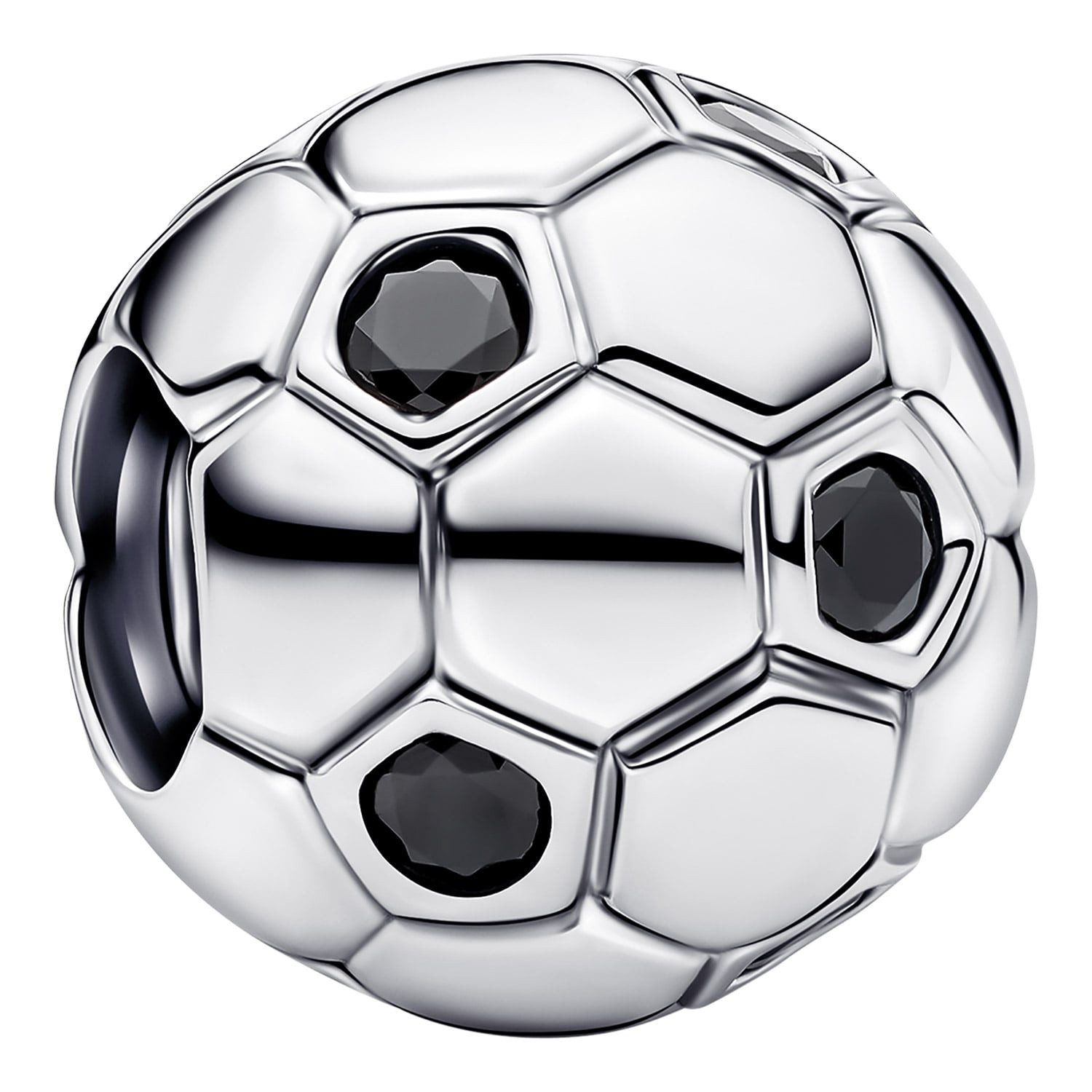Pandora Silberarmband Geschenkset Leder-mit Charm Fußball