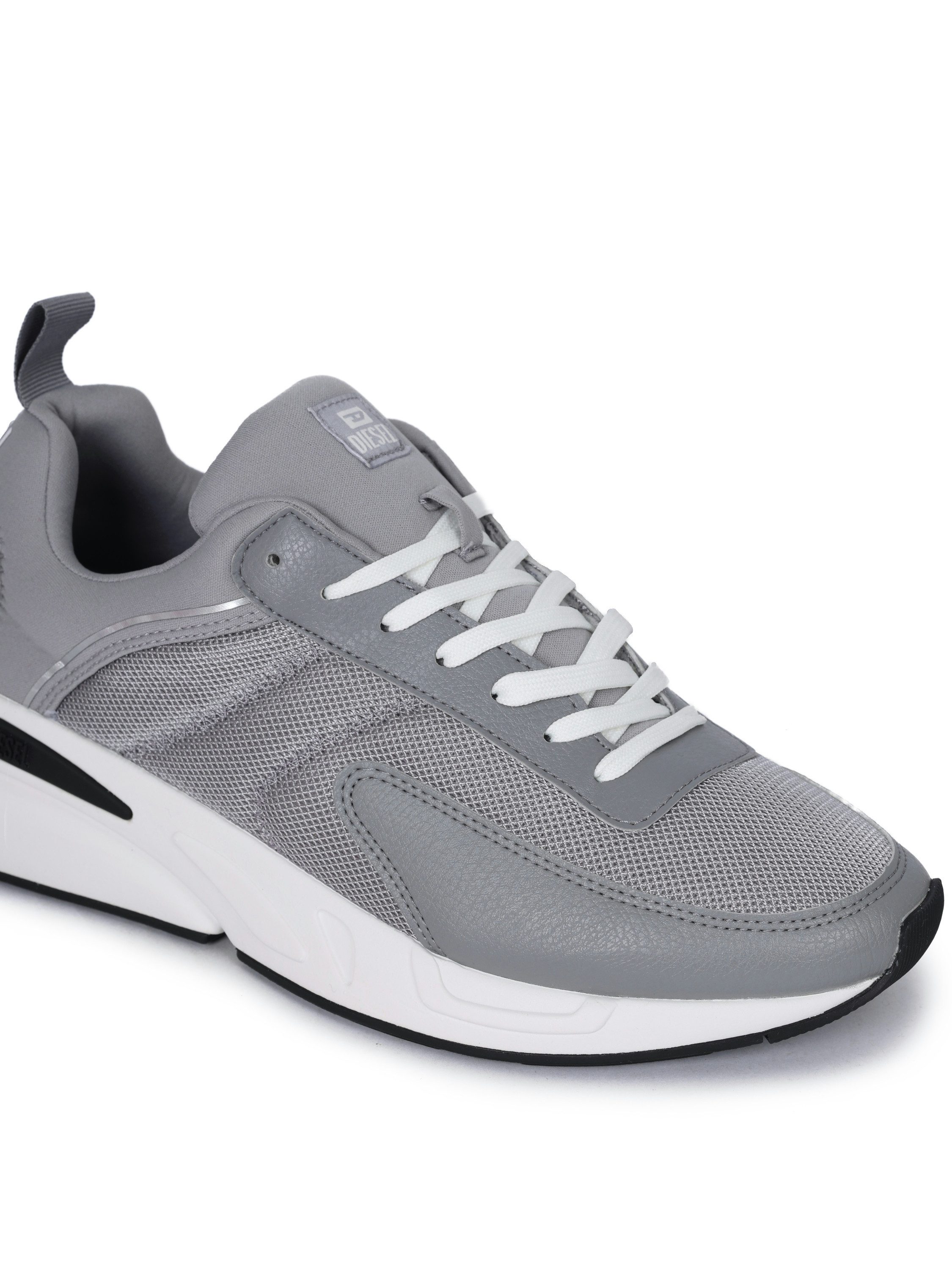 Diesel Low Top Mesh Sneaker - S-SERENA LOW Sneaker mit Overlays in Leder-Optik