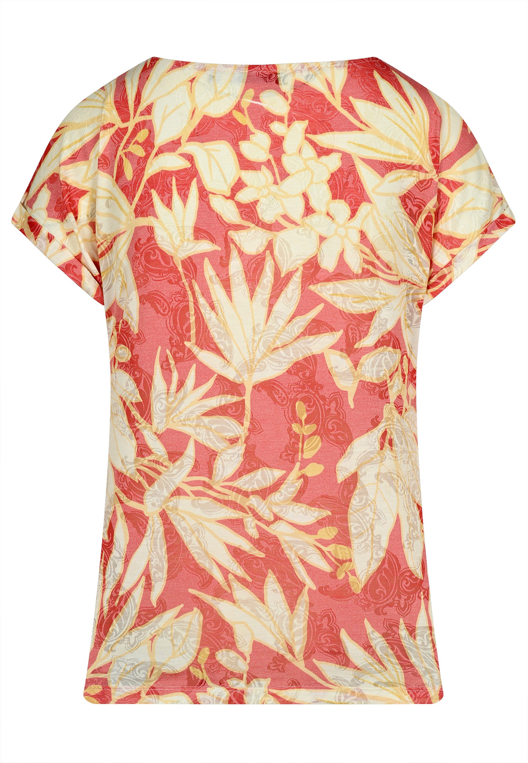 BICALLA T-Shirt Shirt mit Blätter-Print und günstig online kaufen